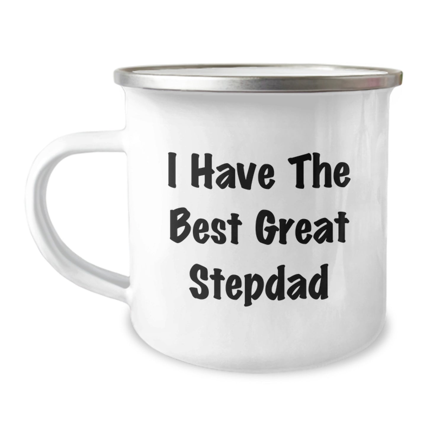 Funny 'I Have The Best Great Stepdad' Camping Mug Gifts from Men to Stepdad for Mother's Day - Image 1