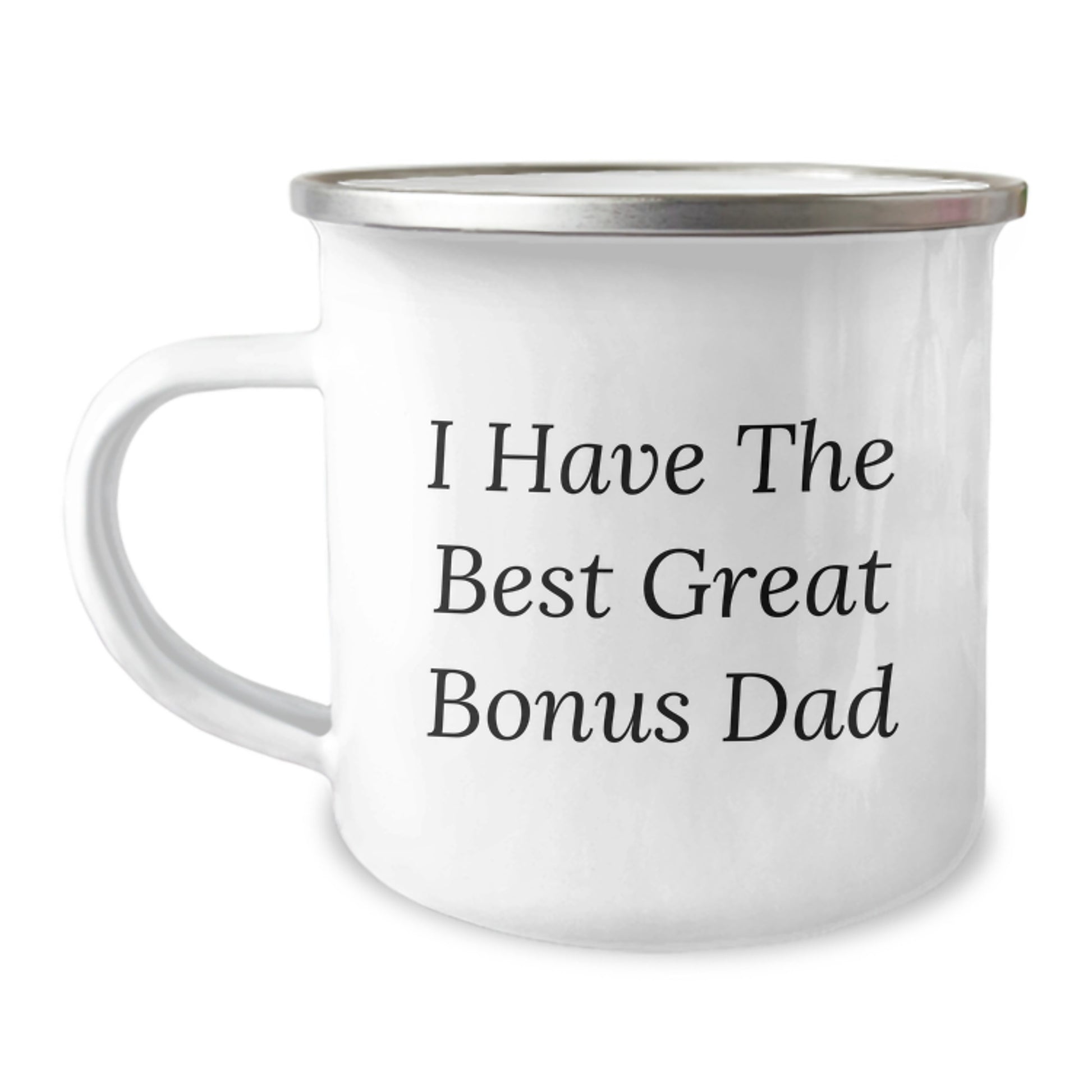 Funny Bonus Dad Camping Mug Gifts for Men - I Have The Best Great Bonus Dad Birthday Unique - Image 1