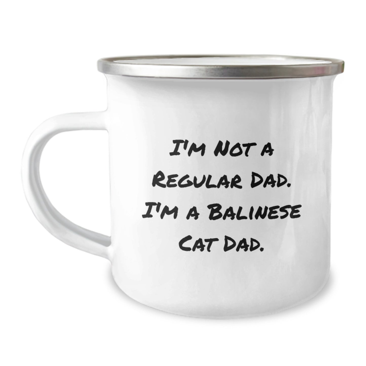 Funny Balinese Cat Gifts for Men Gifts from Dad - 'I'm Not A Regular Dad. I'm A Balinese Cat Dad.' Christmas Unique Gifts for Cat Lover - Image 1
