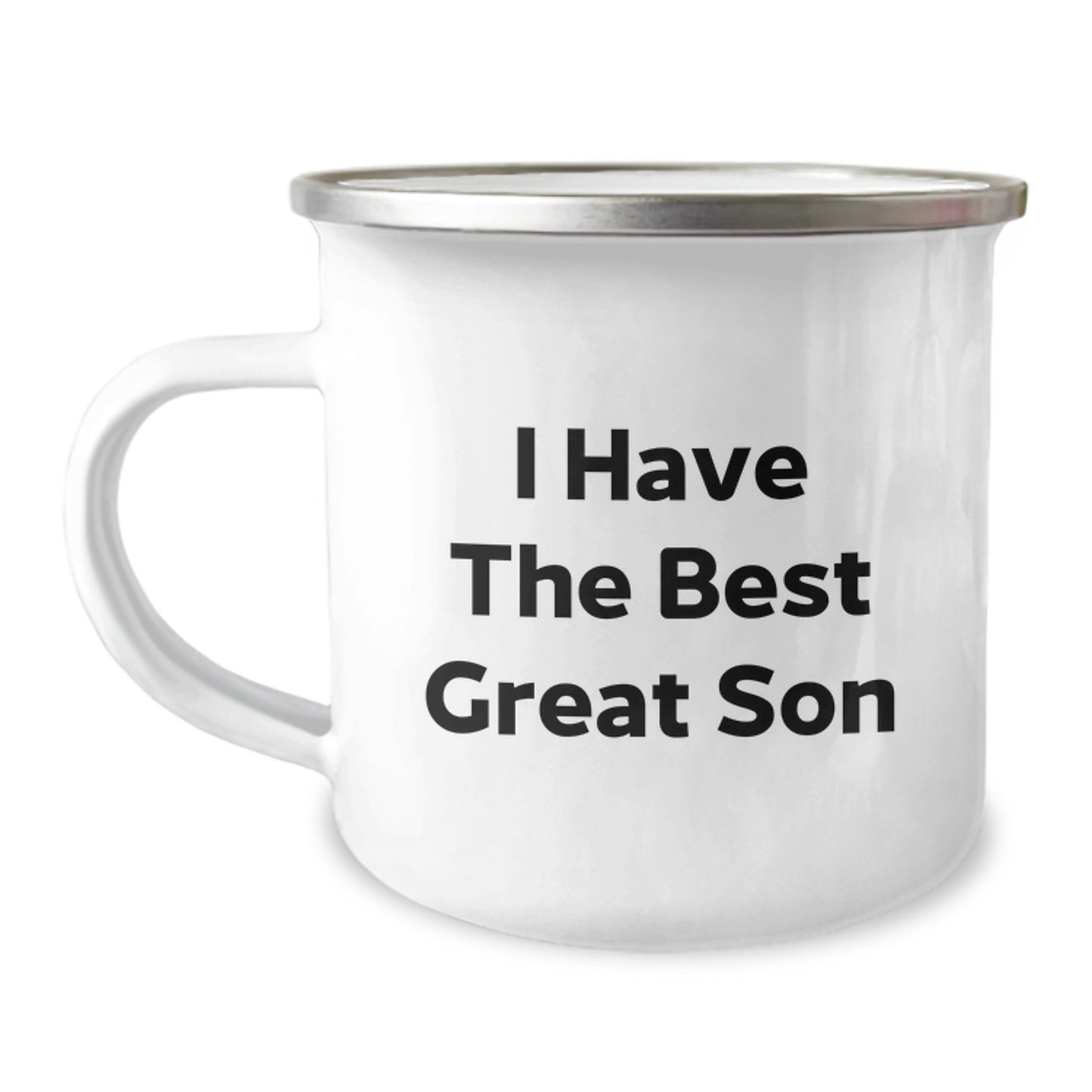 Gifts from Mom or Dad for Son, Funny I Have The Best Great Son Valentine's Unique Gifts, Son Camping Mug - Image 1