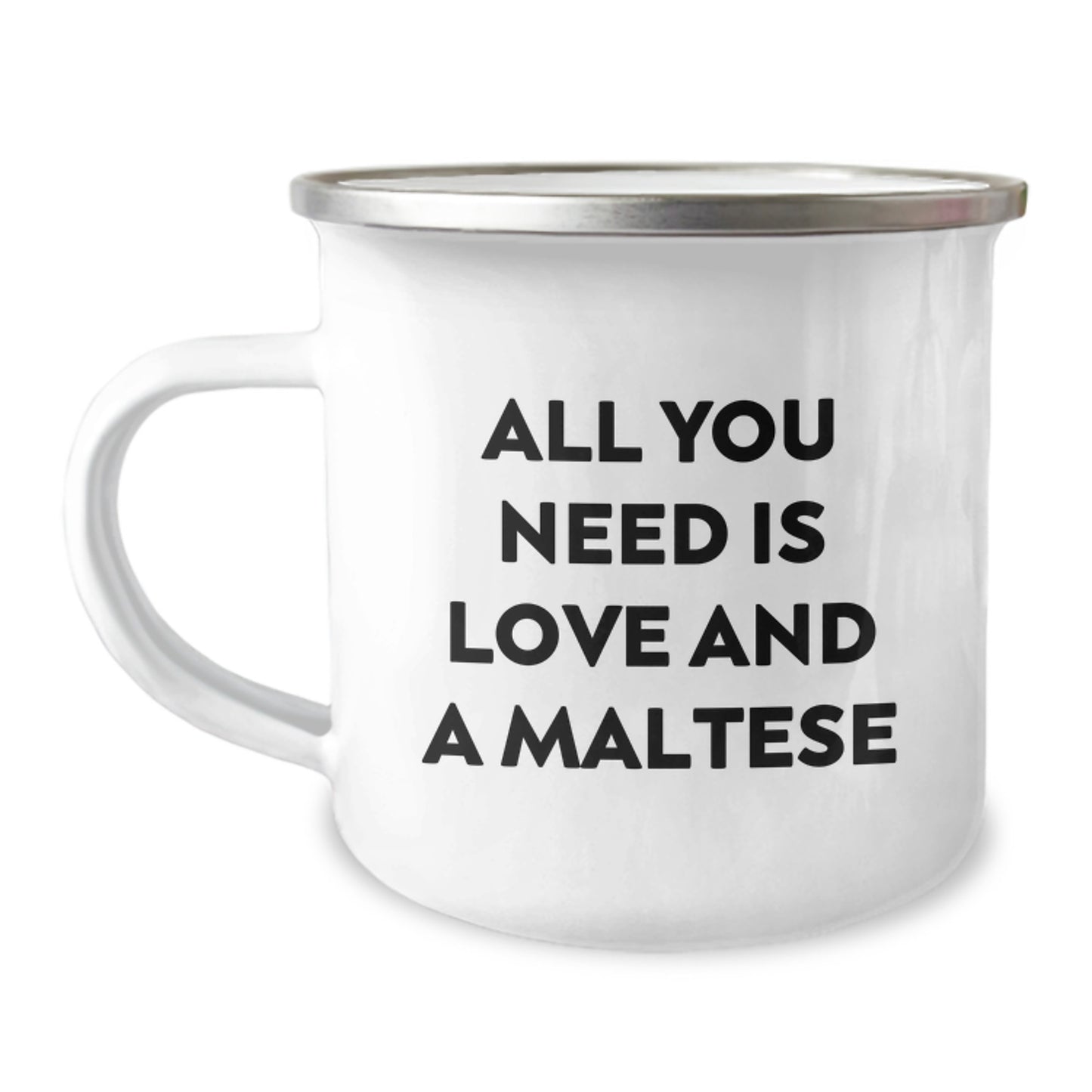 Unique Maltese Dog Camping Mug Gifts from Friends for Birthday Unique Gifts - Image 1