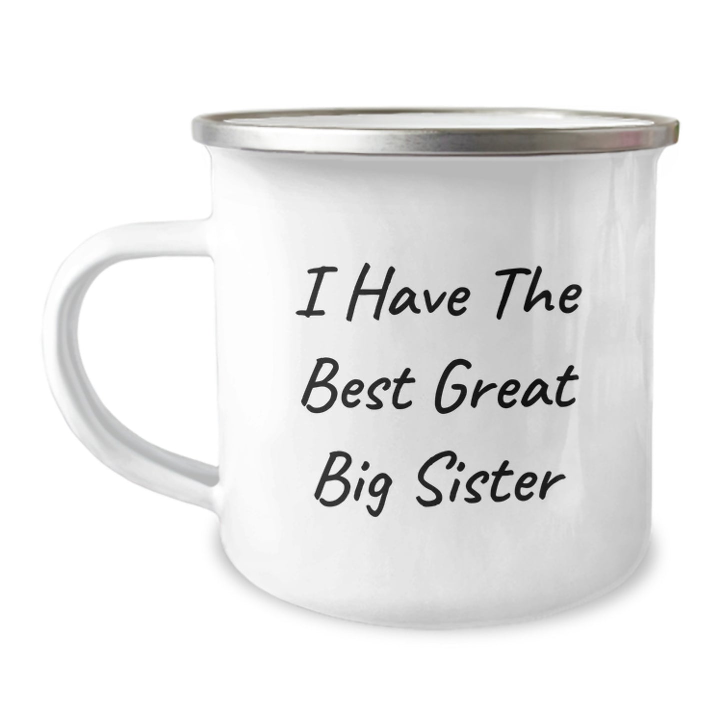 Funny Big Sister Camping Mug Gifts for Her Birthday Unique from Family - Image 1