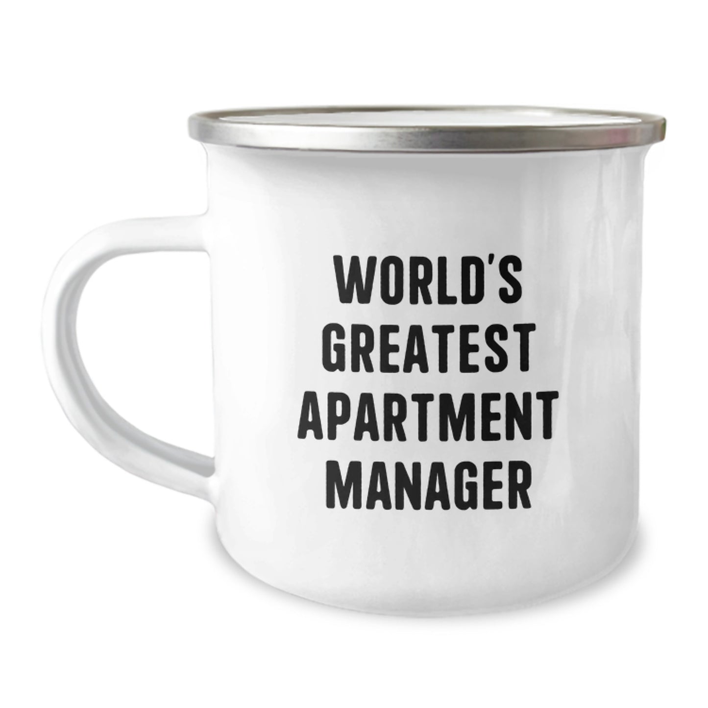 Funny Gifts from Family to Apartment Manager, World's Greatest Apartment Manager, Camping Mug for Father's Day - Image 1