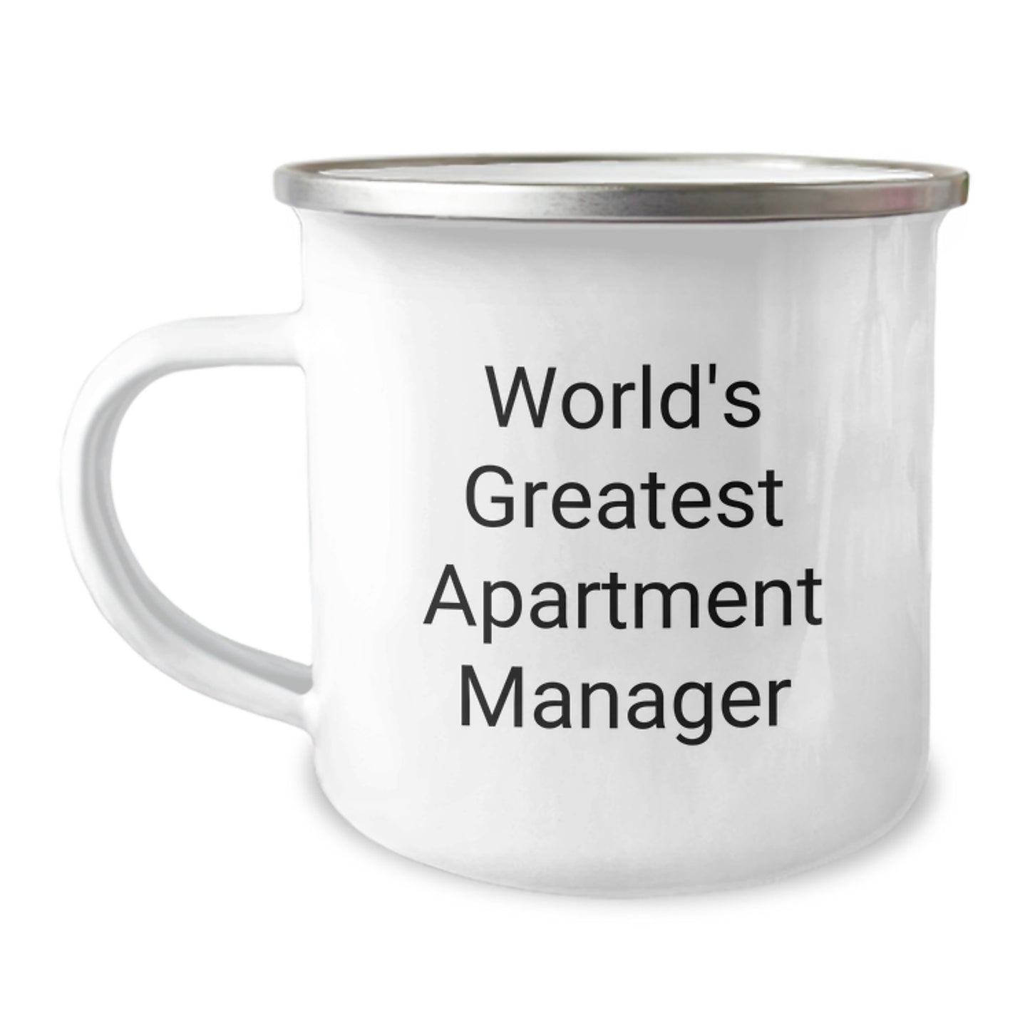 World's Greatest Apartment Manager Funny Camping Mug Gifts for Dad from Family - Image 1