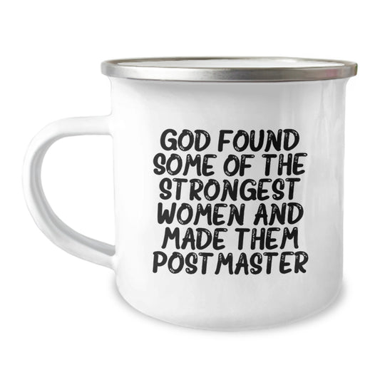 Funny Postmaster Quotes Gifts from Men to Women Valentine's Unique Camping Mugs - Image 1
