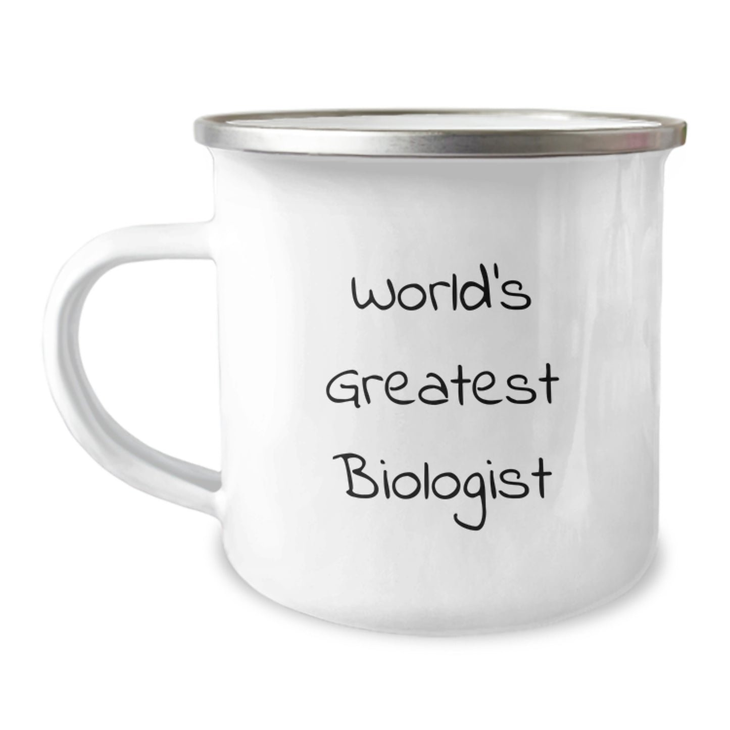 Funny Biologist Gifts from Dad, World's Greatest Biologist Camping Mug for Men, Unique Dad's Day Unique Gifts - Image 1