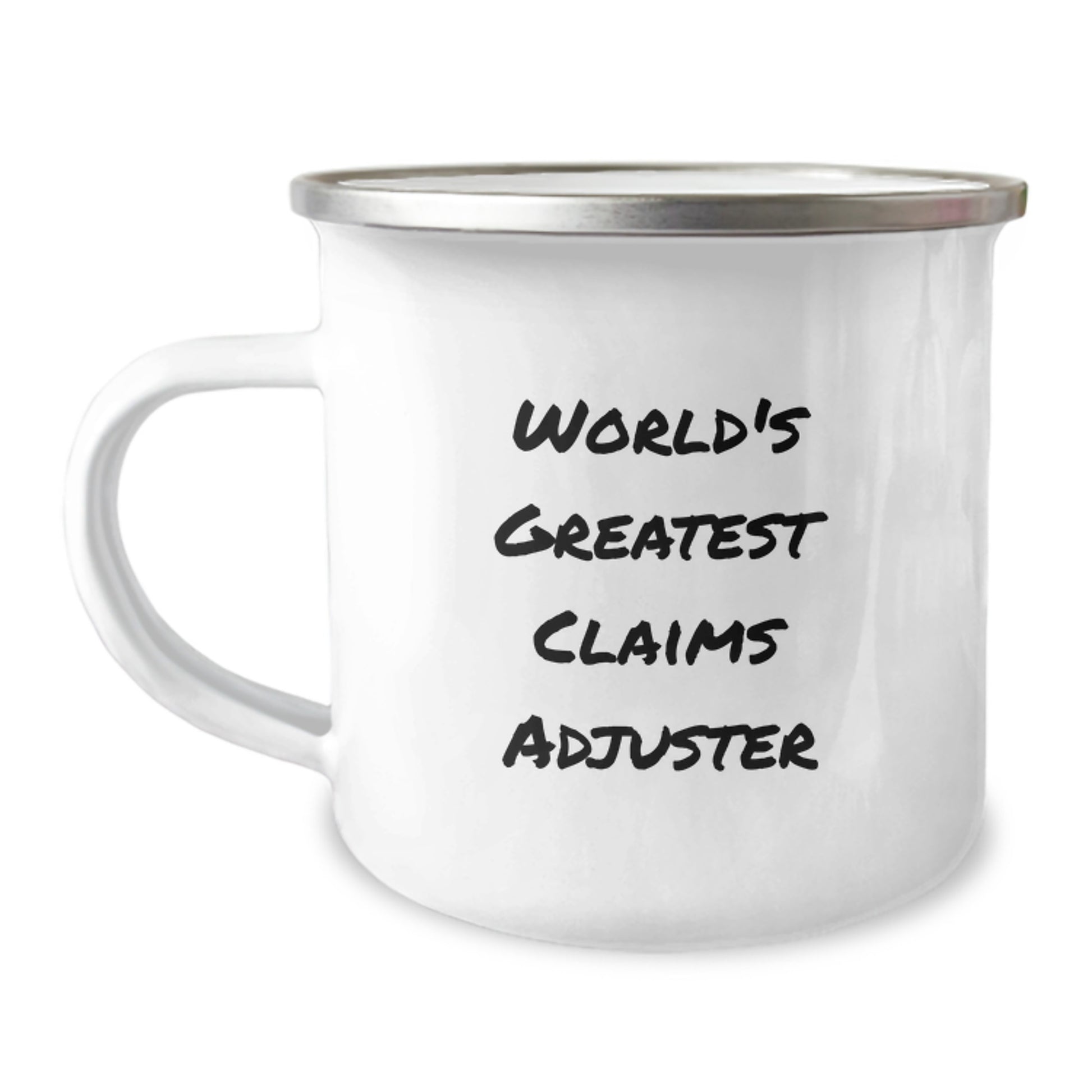 Funny Claims Adjuster Gifts for Men, World's Greatest Claims Adjuster Camping Mug, Perfect Birthday Unique Gifts from Friends to Family - Image 1
