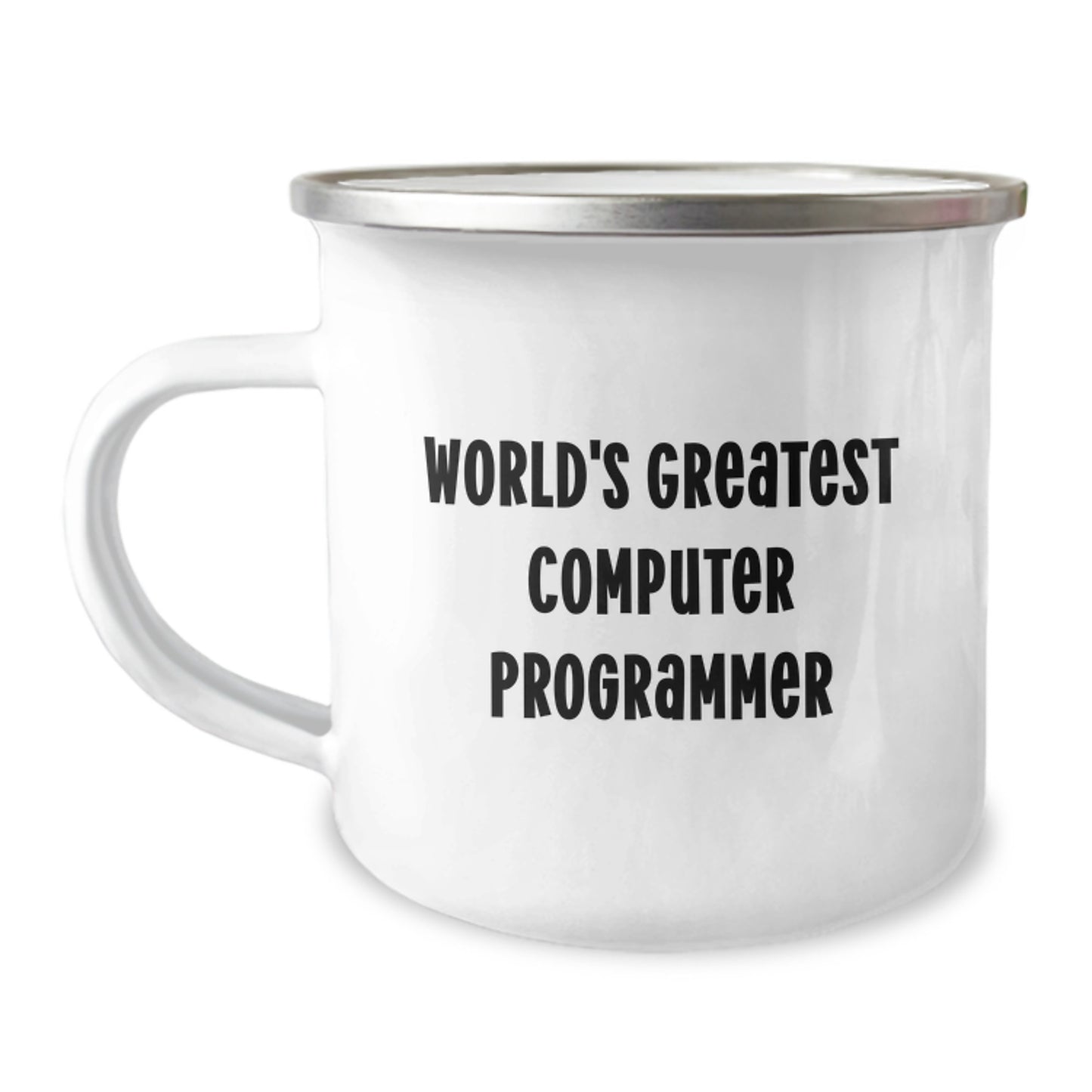 Funny Computer Programmer Gifts from Dad, World's Greatest Computer Programmer Quote, Unique Camping Mug for Men, Father's Day Unique Gifts - Image 1