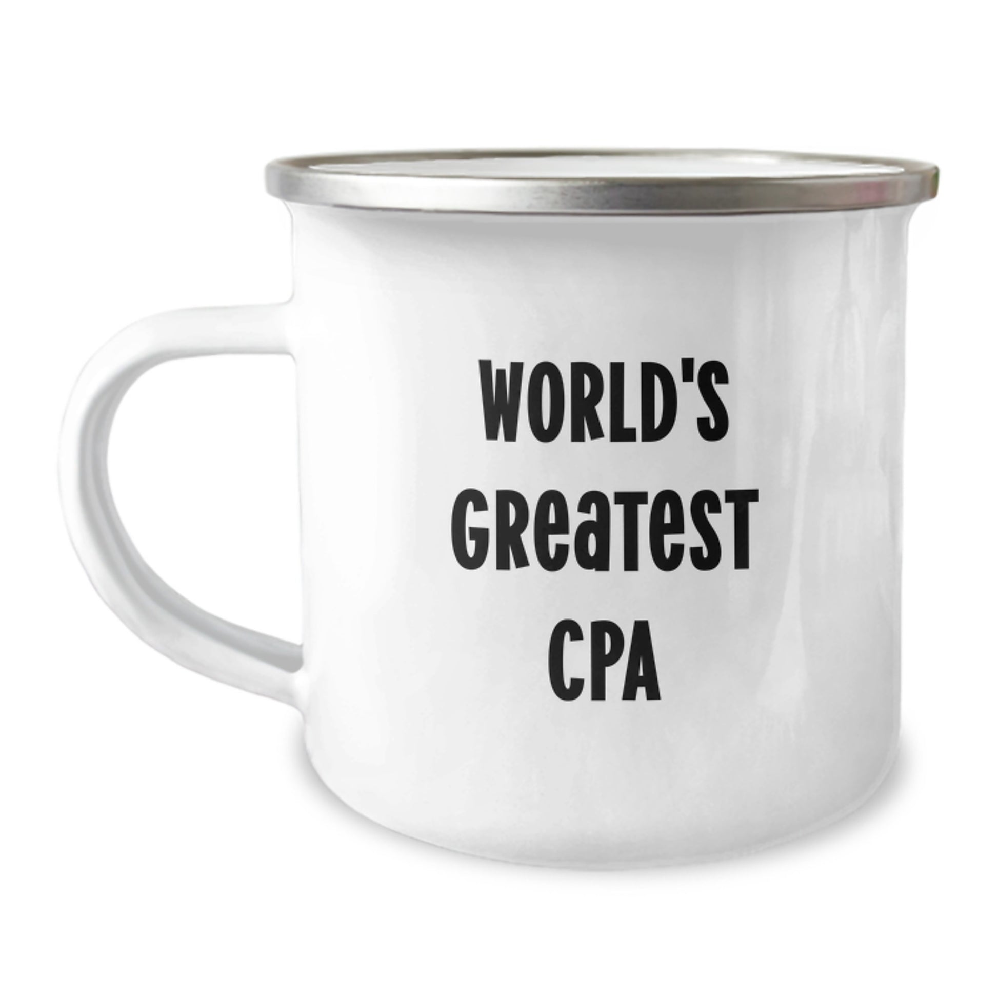 Funny CPA Camping Mug Gifts for Men, World's Greatest Cpa, Christmas Unique Gifts, Gifts from Friends, Camping Mugs for CPAs - Image 1