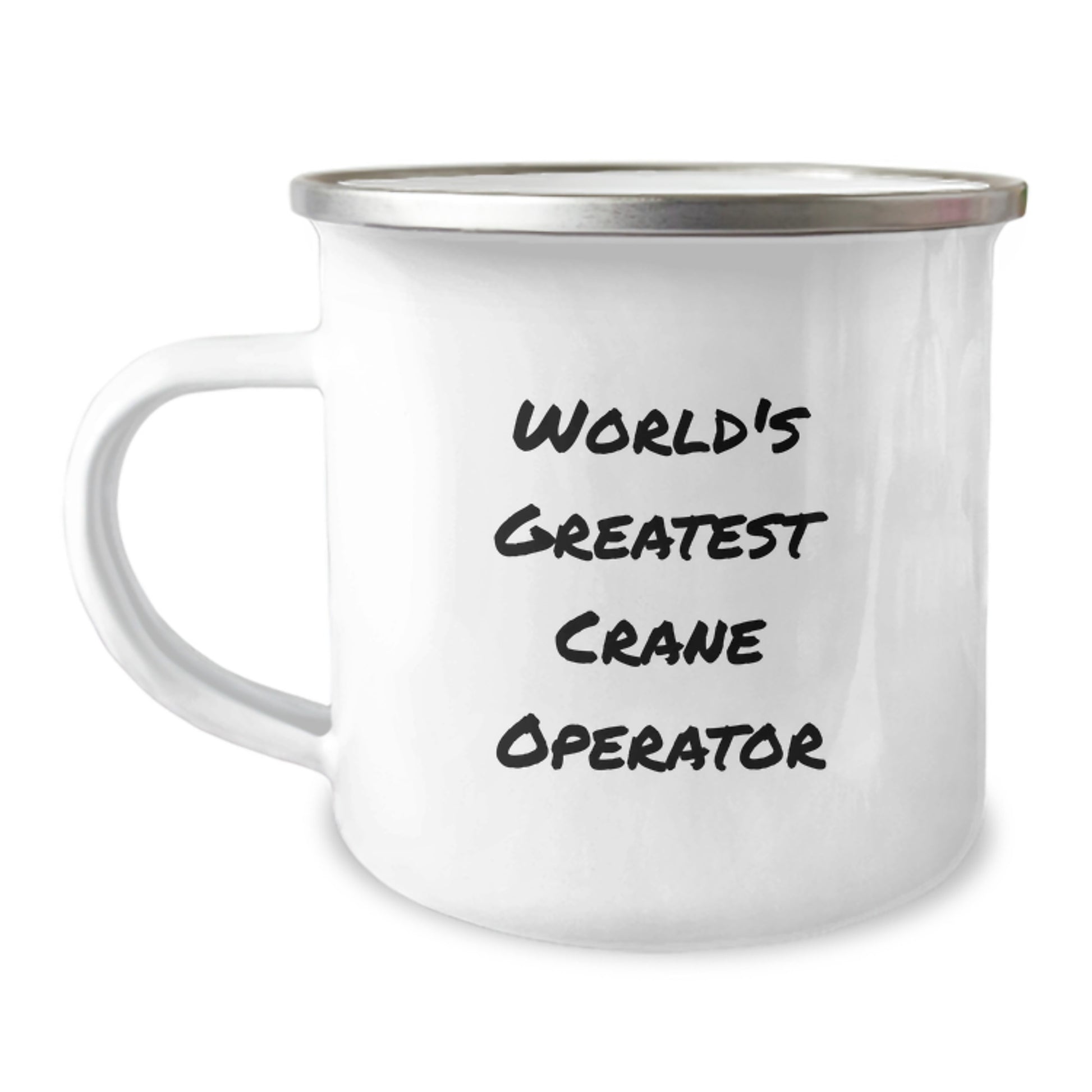 Funny Crane Operator Gifts from Friends - World's Greatest Camping Mug Valentine's Unique Gifts for Crane Operator Men - Image 1
