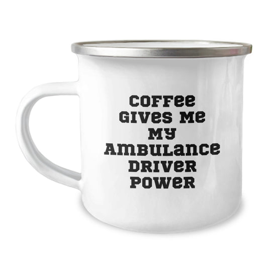 Funny Ambulance Driver Gifts from Men for Ambulance Driver Ambiance and Camping Mug for Graduation Unique Gifts - Image 1