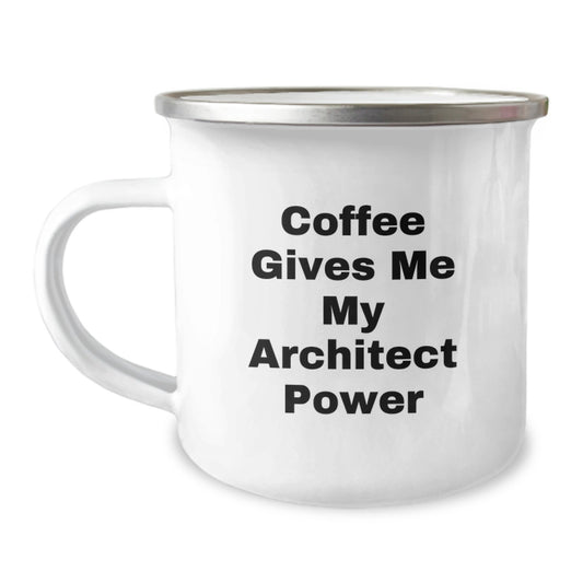 Funny Architect Camping Mug Gifts from Friends and Family for Graduation Unique Coffee Lover - Image 1