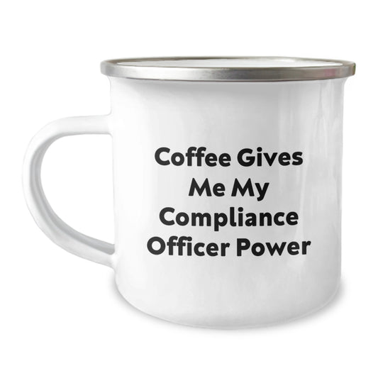 Funny Compliance Officer Gifts for Men, Women, Friends - Compliance Officer Camping Mug Coffee Lover Unique Graduation Gifts - Image 1