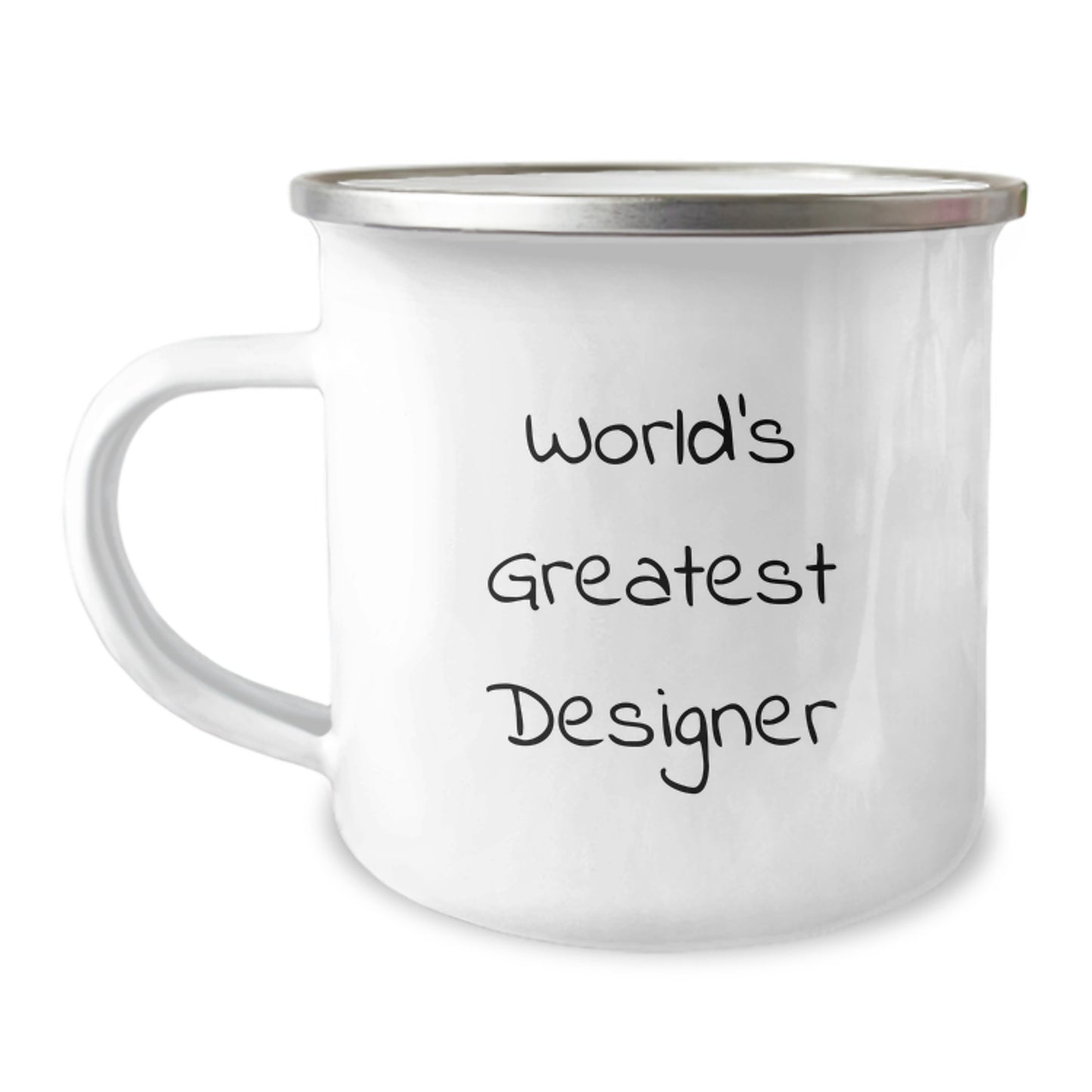 Funny World's Greatest Designer Gifts for Men - Camping Mug, Unique Father's Day Present from Family - Image 1