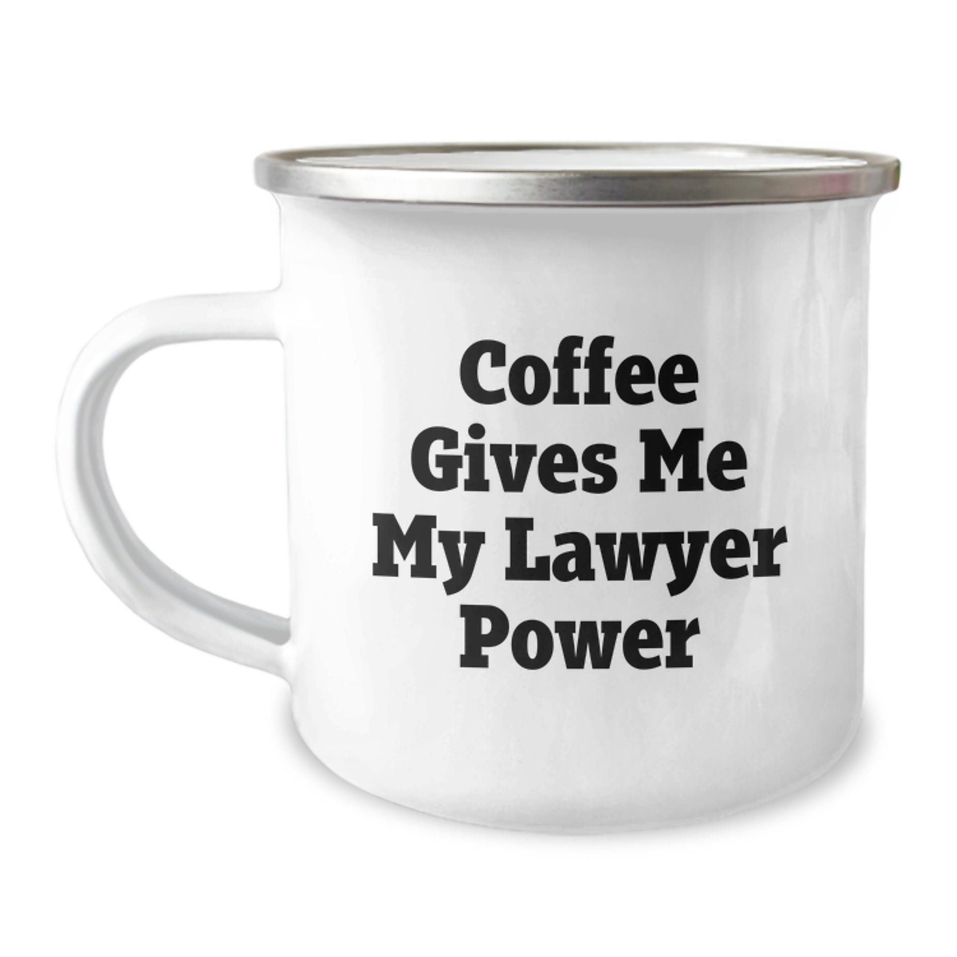 Funny Lawyer Gifts for Men - Coffee Gives Me My Lawyer Power Camping Mug, Perfect Christmas Unique Gifts from Husband to Lawyer Friend - Image 1