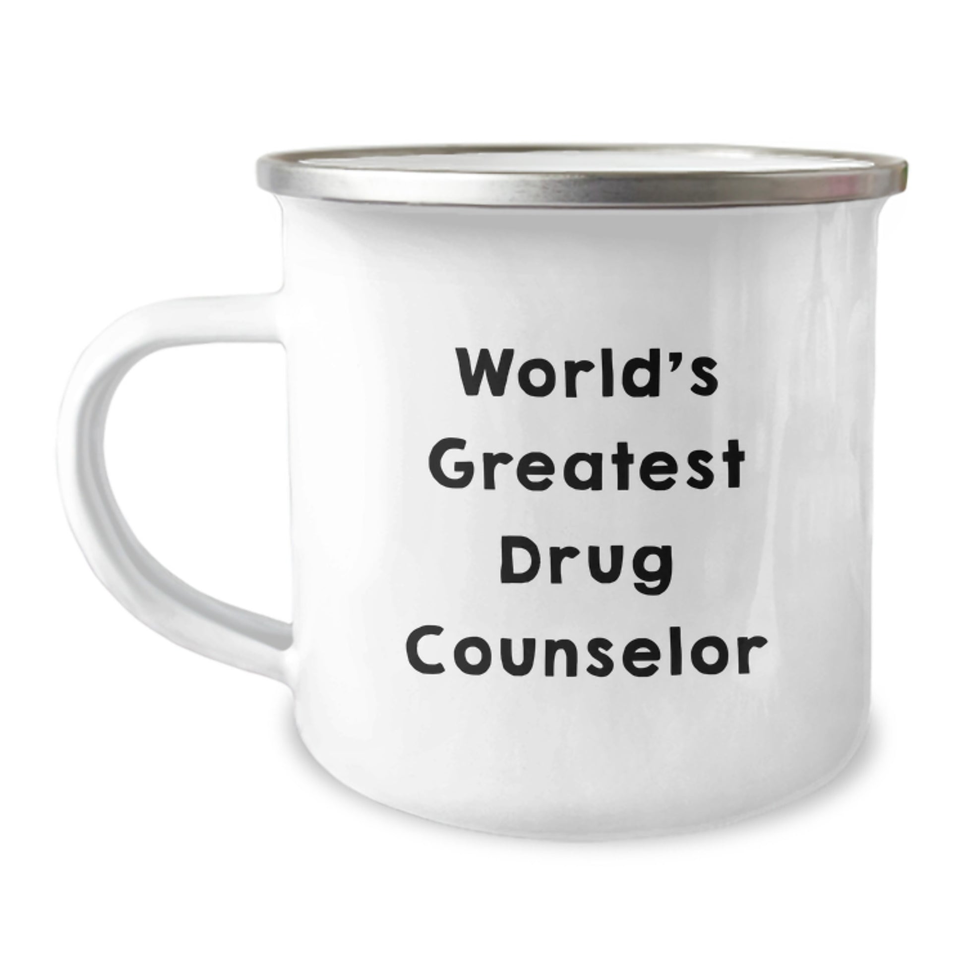 Funny World's Greatest Drug Counselor Gifts for Men and Women Camping Mug Birthday Unique Ideas from Friends - Image 1