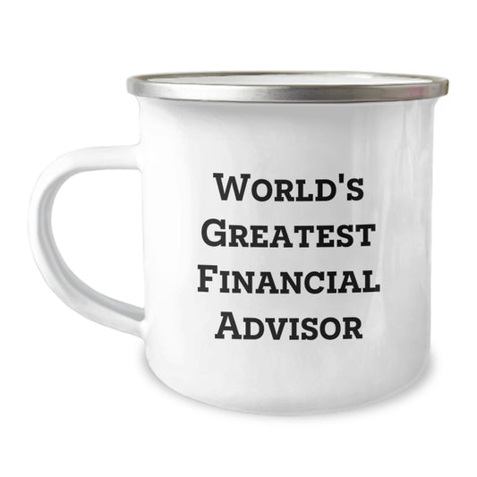 Funny World's Greatest Financial Advisor Gifts from Friends for Birthday Unique Mugs for Financial Advisor Men - Image 1