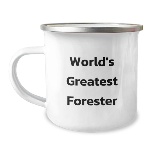 Funny Forester Lover Gifts from Men to Women, World's Greatest Forester Camping Mug for Forester Family, Unique Mother's Day Unique Gifts - Image 1