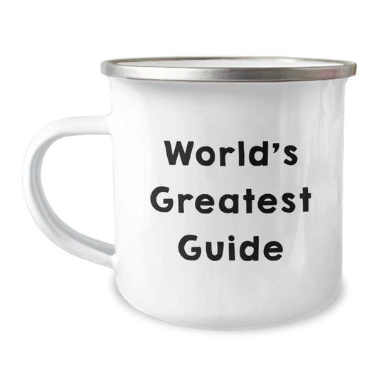 Funny Guide Gifts from Men to Women on Mother's Day Unique Camping Mugs - World's Greatest Guide - Image 1