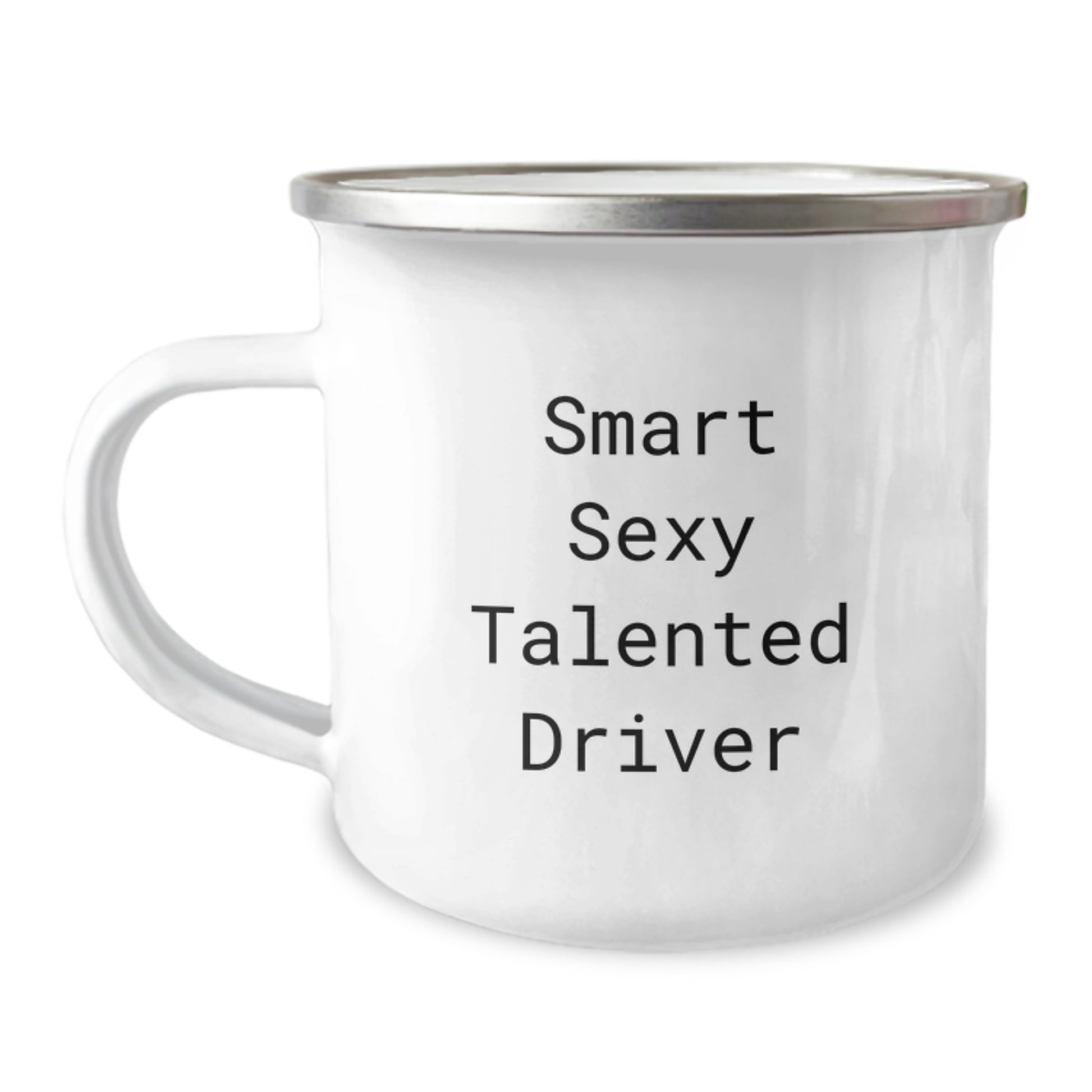 Funny Driver Gifts from Friends, Christmas Unique Camping Mug for Driver, Smart Sexy Talented Driver Quote - Image 1