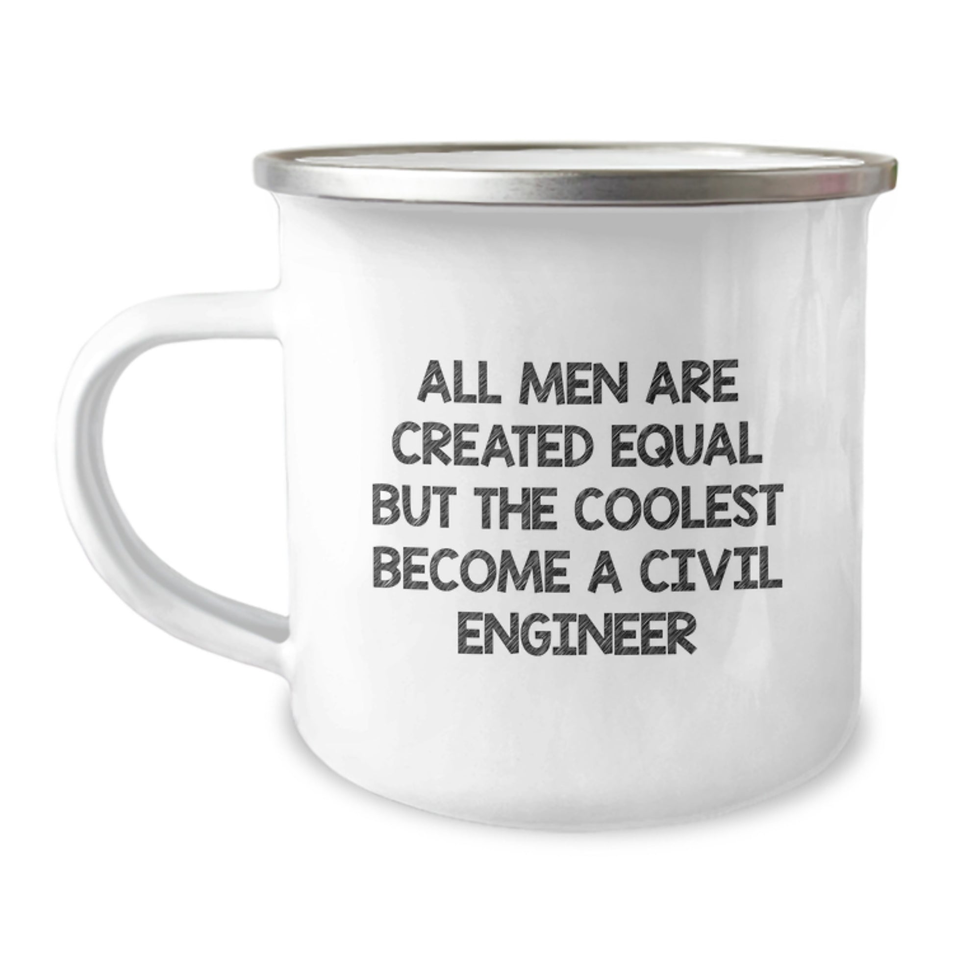 Civil Engineer Keepsake Camping Mug for Him Birthday Gift with Stainless - Image 1