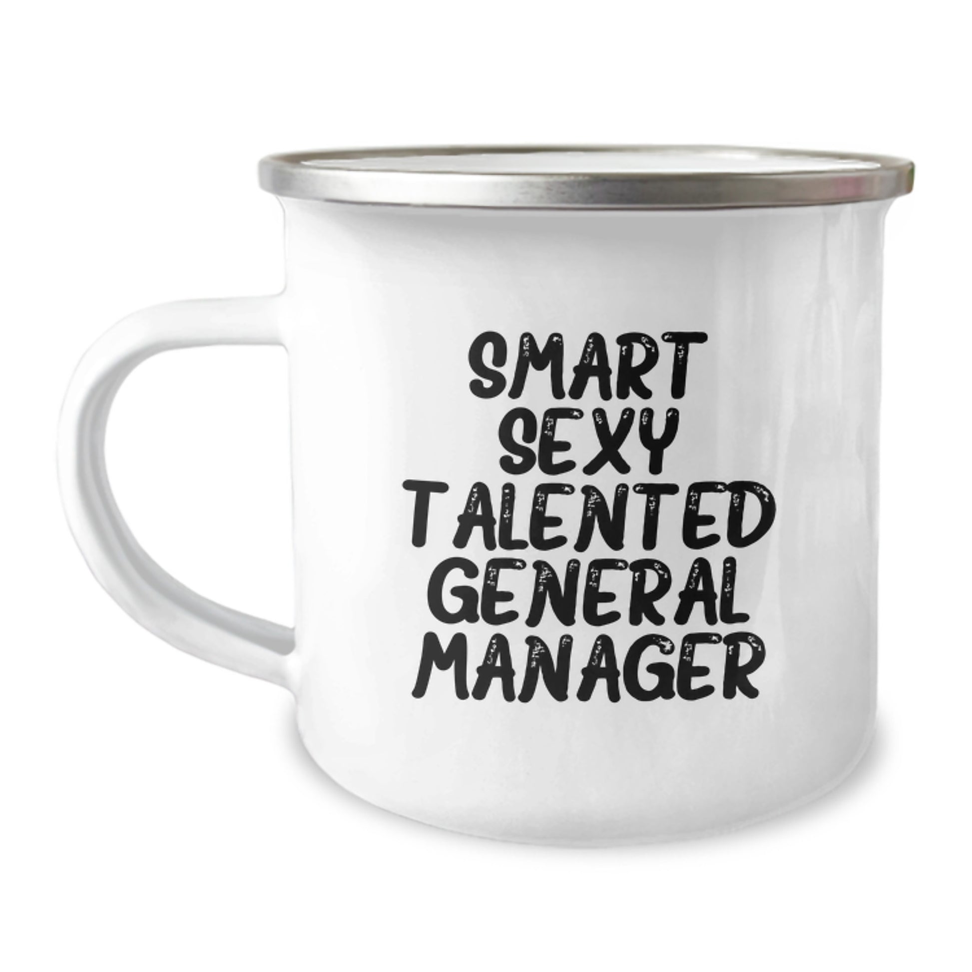 Funny General Manager Gifts for Men, 'Smart Sexy Talented' Unique Camping Mug for Christmas Unique Gifts from Coworkers - Image 1