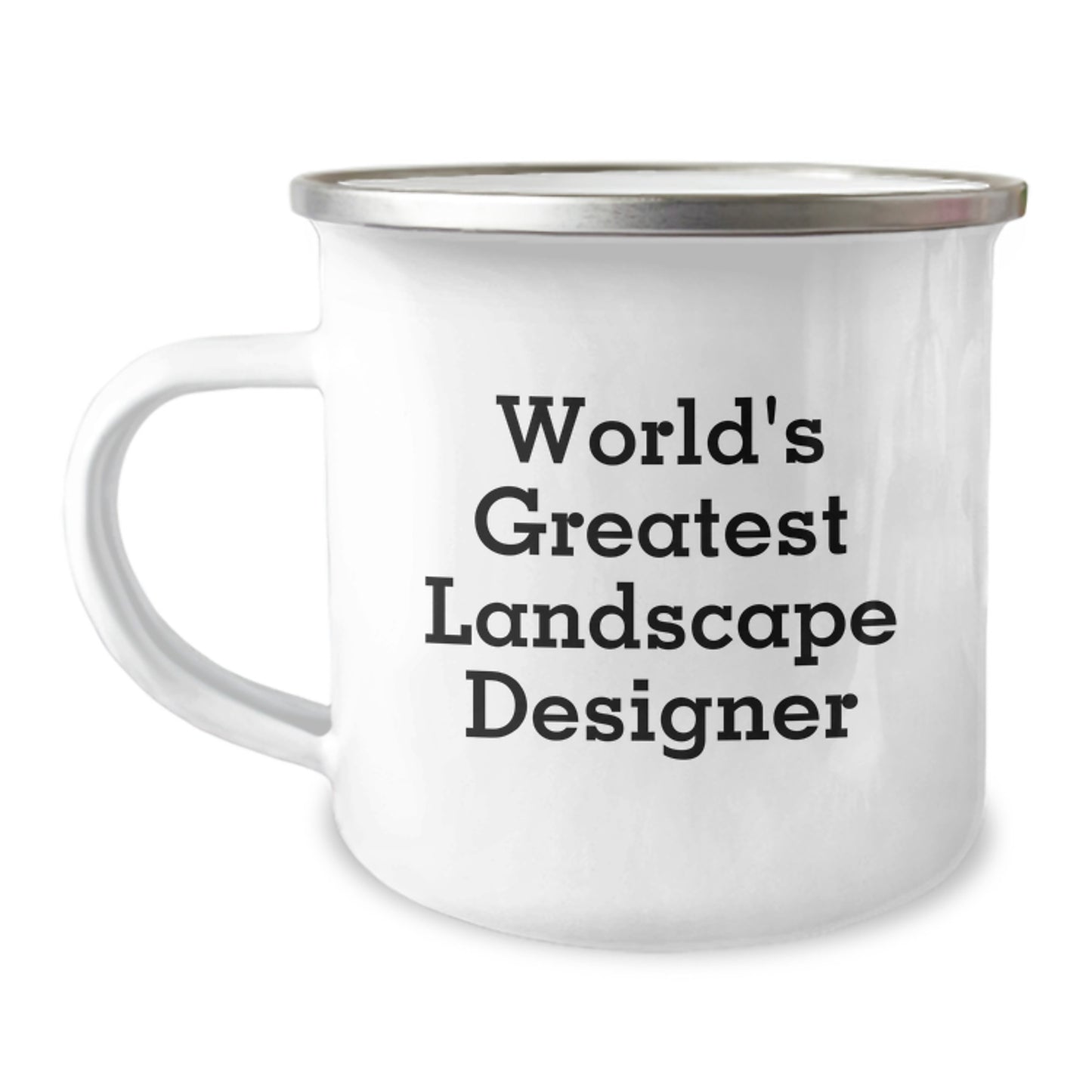 Funny World's Greatest Landscape Designer Gifts from Friends for Men Camping Mug - Image 1