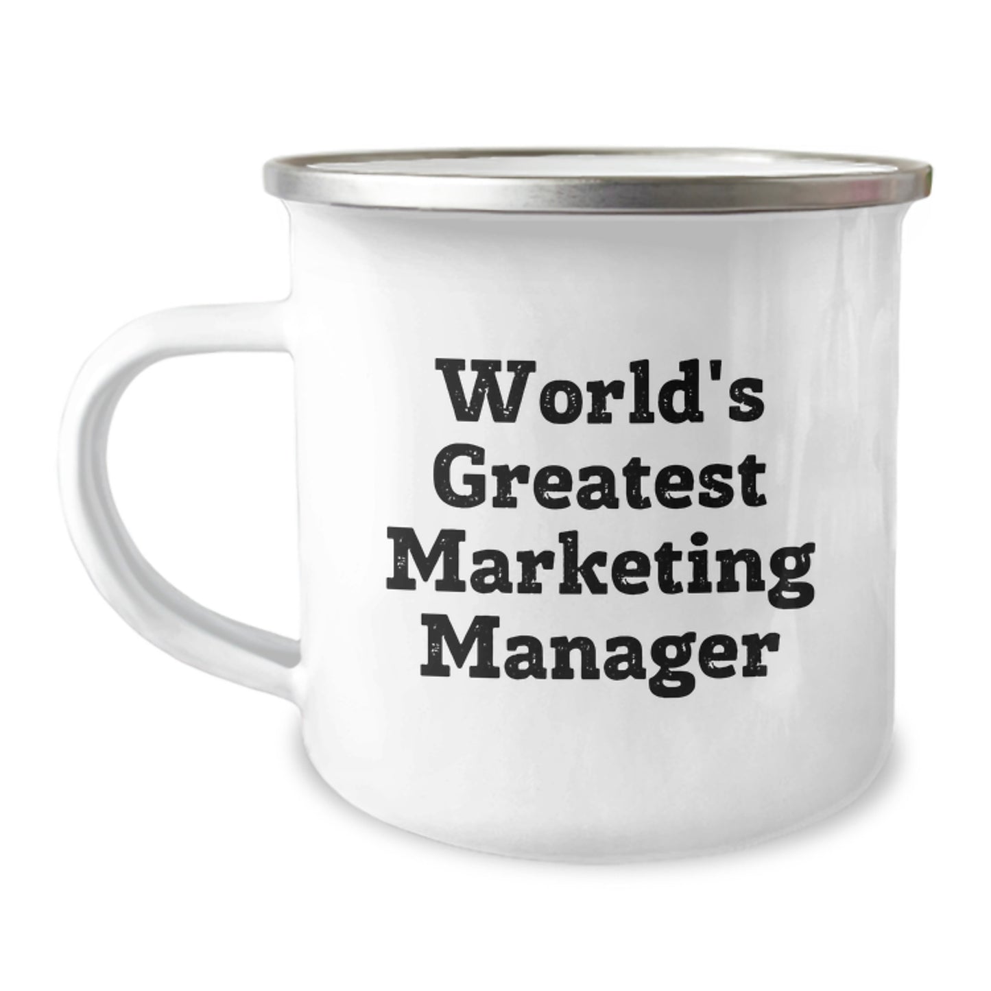 Funny World's Greatest Marketing Manager Gifts for Him, Christmas Unique Mugs for Marketing Manager, Stainless Steel Camping Mugs with Inspirational Quote, Gifts from Friends and Family - Image 1