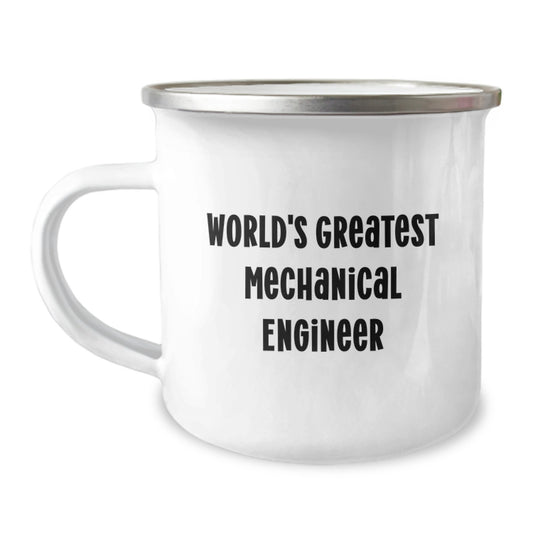 Funny Mechanical Engineer Gifts for Men, World's Greatest Mechanical Engineer Insulated Stainless Steel Camping Mug for Dad, Father's Day Unique Gifts from Family - Image 1