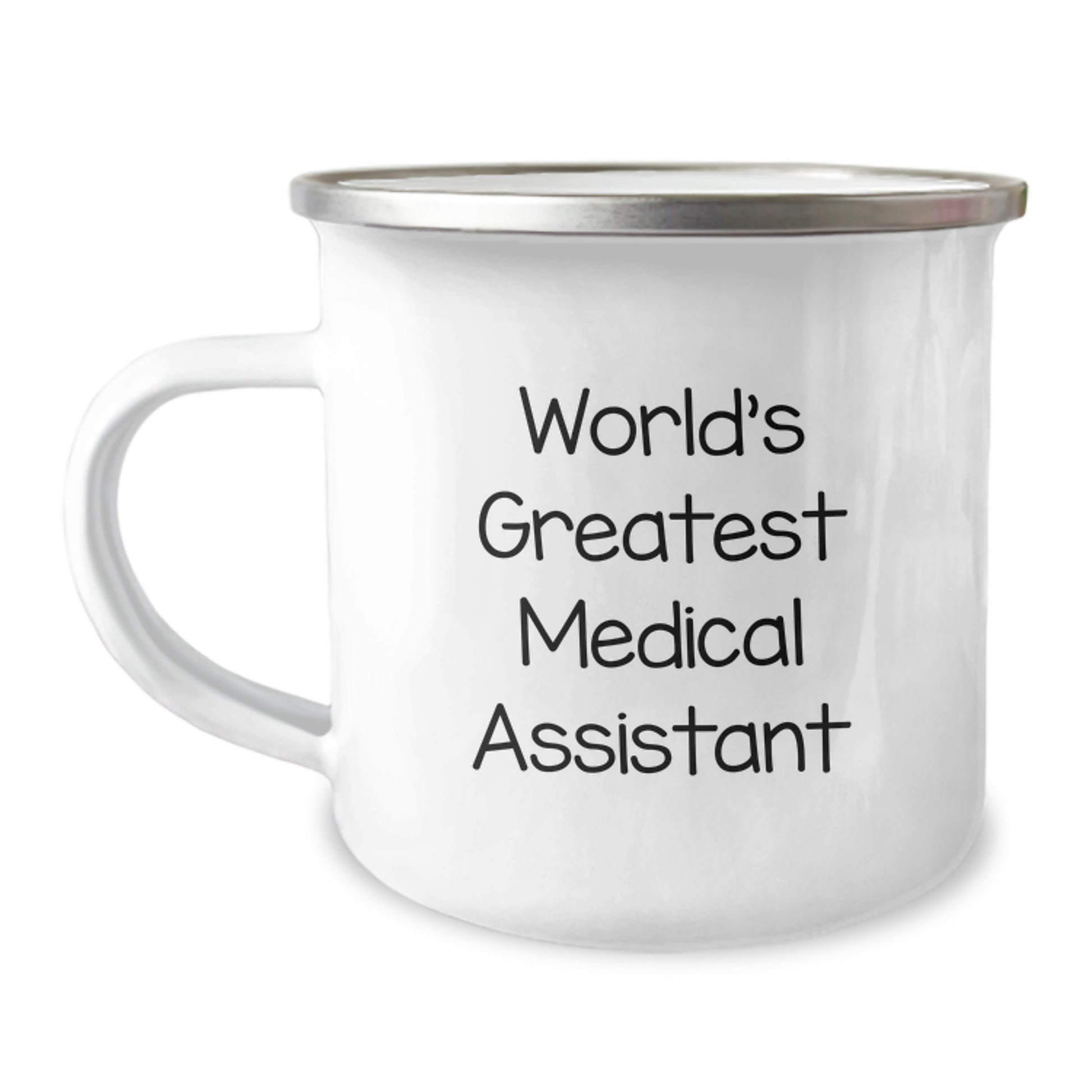 Funny Medical Assistant Gifts for Christmas Unique Gifts from Friends to Medical Assistants - World's Greatest Medical Assistant Camping Mug - Image 1