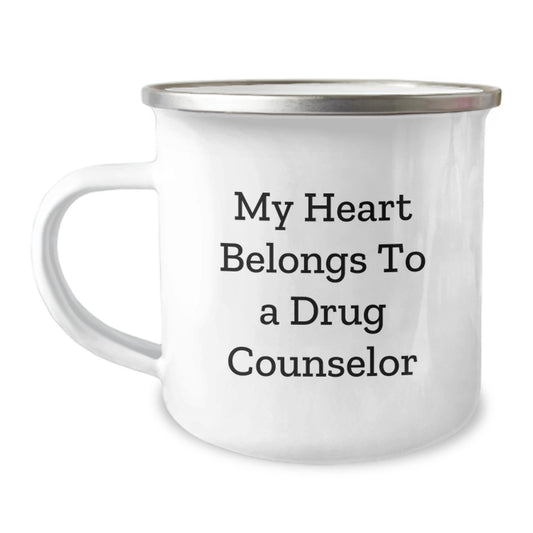 Funny 'My Heart Belongs To A Drug Counselor' Christmas Unique Gifts for Drug Counselor Men Women Friends, Unique Gifts from Family to Drug Counselor - Image 1