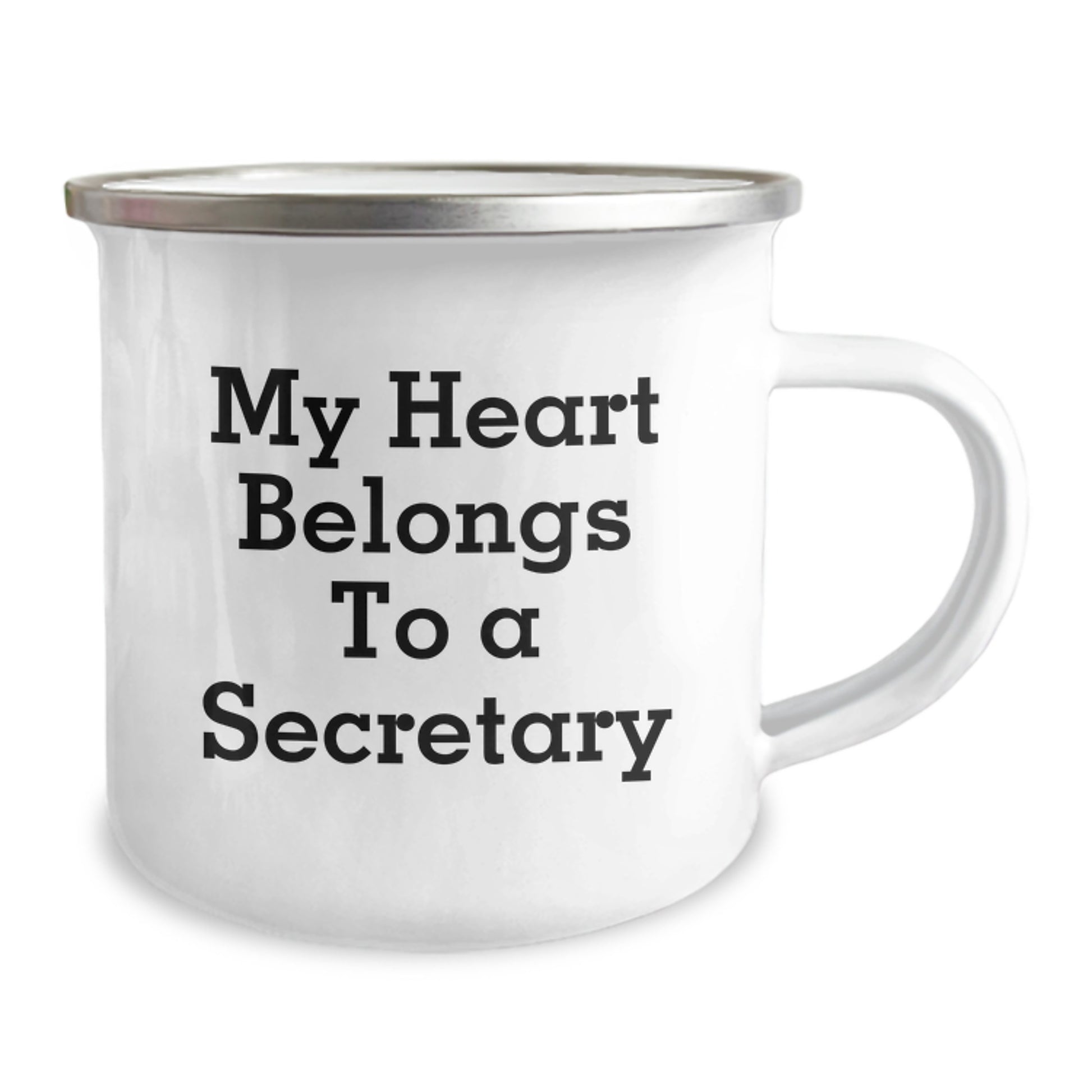 Cute Secretary Gifts from Family Funny My Heart Belongs To A Secretary Birthday Unique Presents for Secretary Women Friends - Image 2