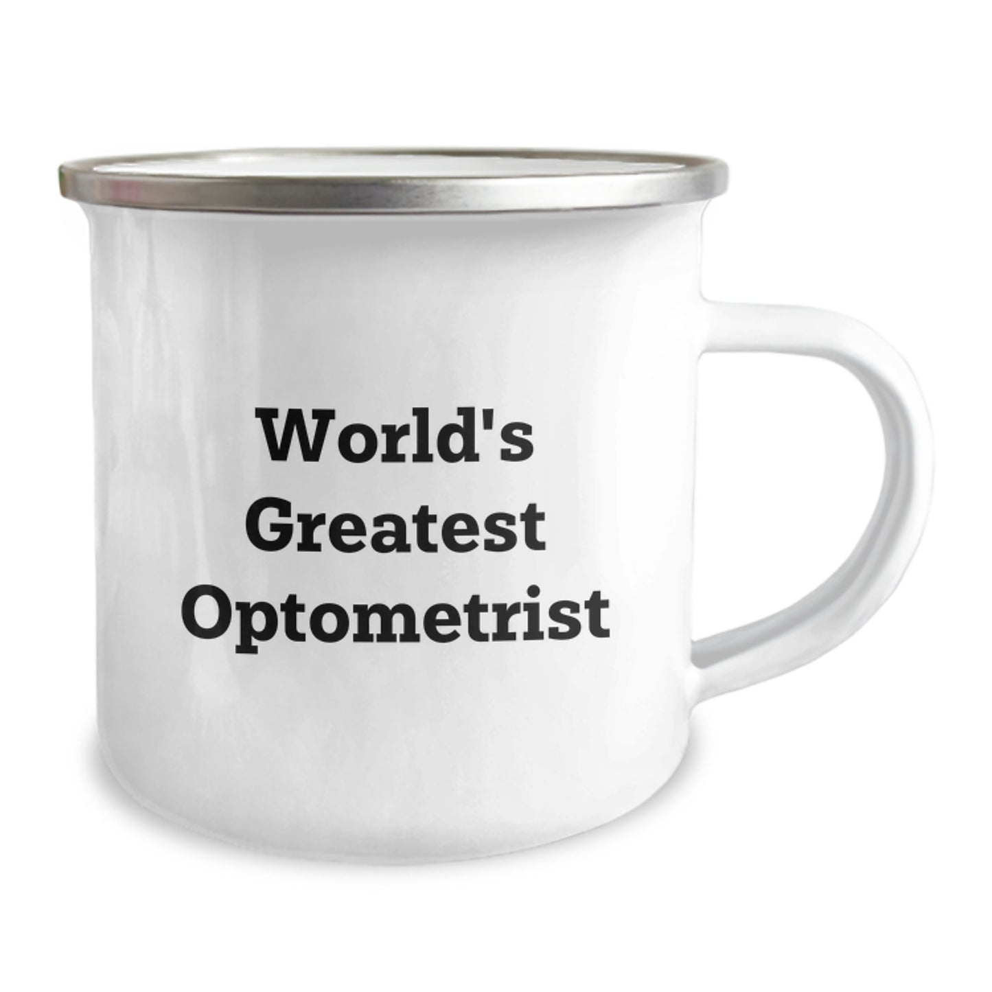 Funny Gift for World's Greatest Optometrist Mom's Mother's Day Camping Mug - Image 2