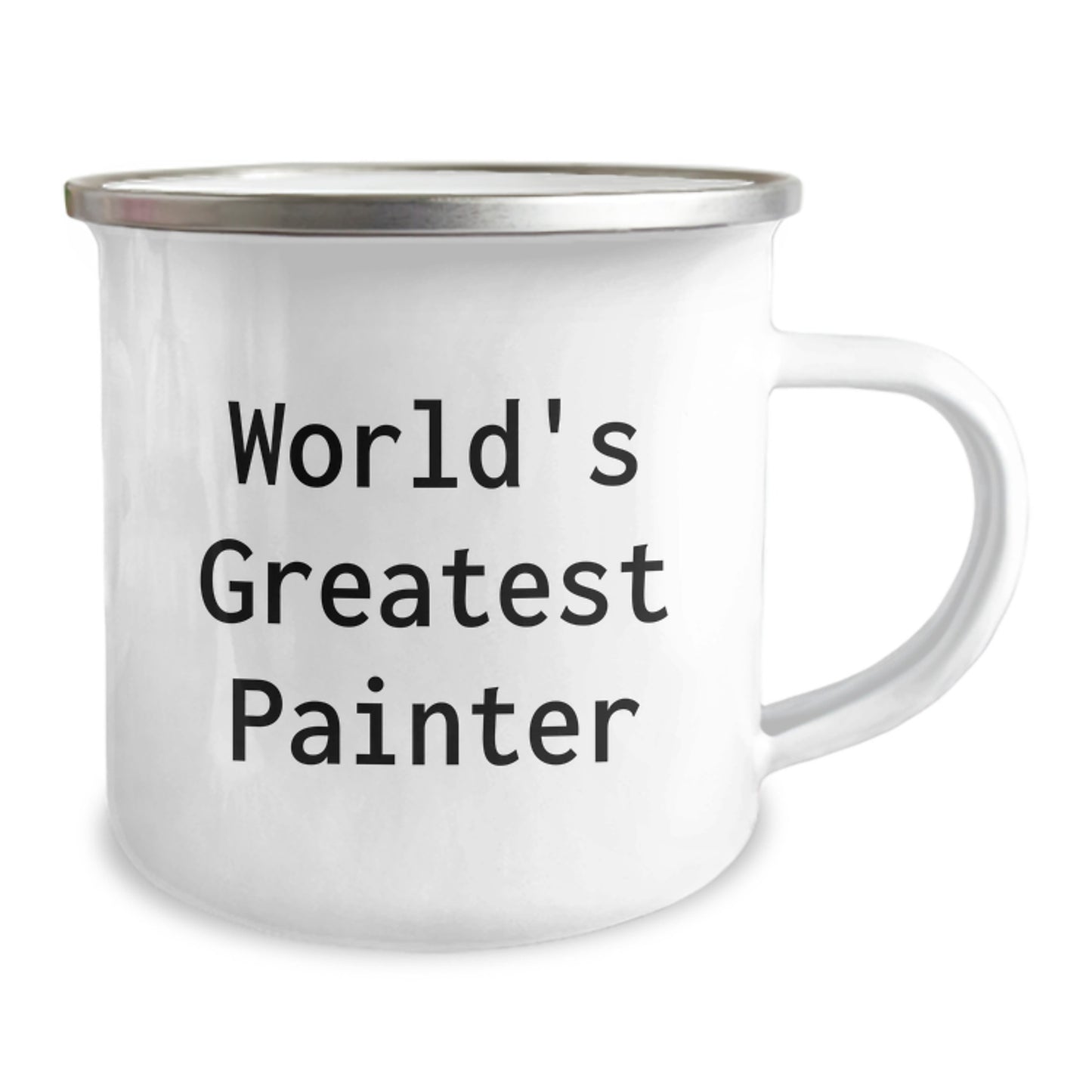 Funny Inspirational Gifts from Friends to World's Greatest Painter Men Camping Mug for Christmas Unique Presents - Image 2