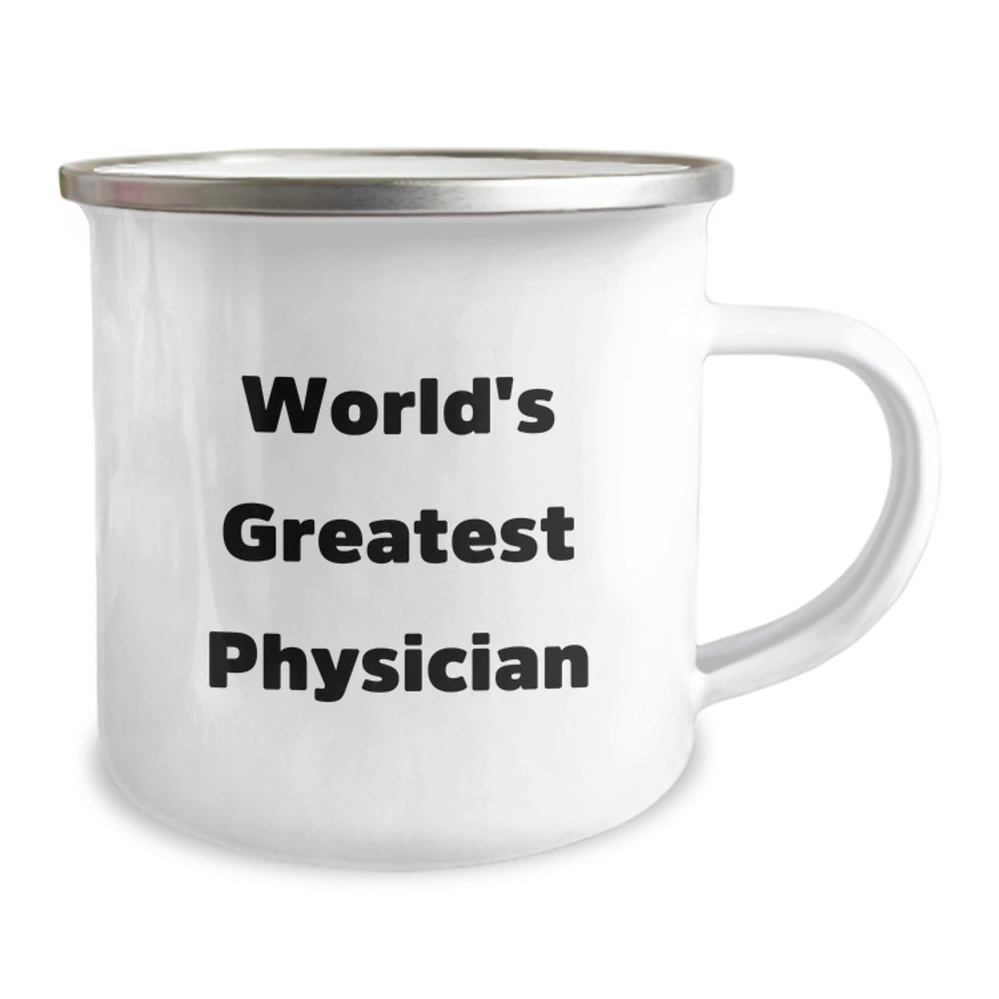 Funny World's Greatest Physician Gifts for Men, Unique Christmas Memorable Presents for Physician Friends, Camping Mug for the Outdoorsy Physician - Image 2