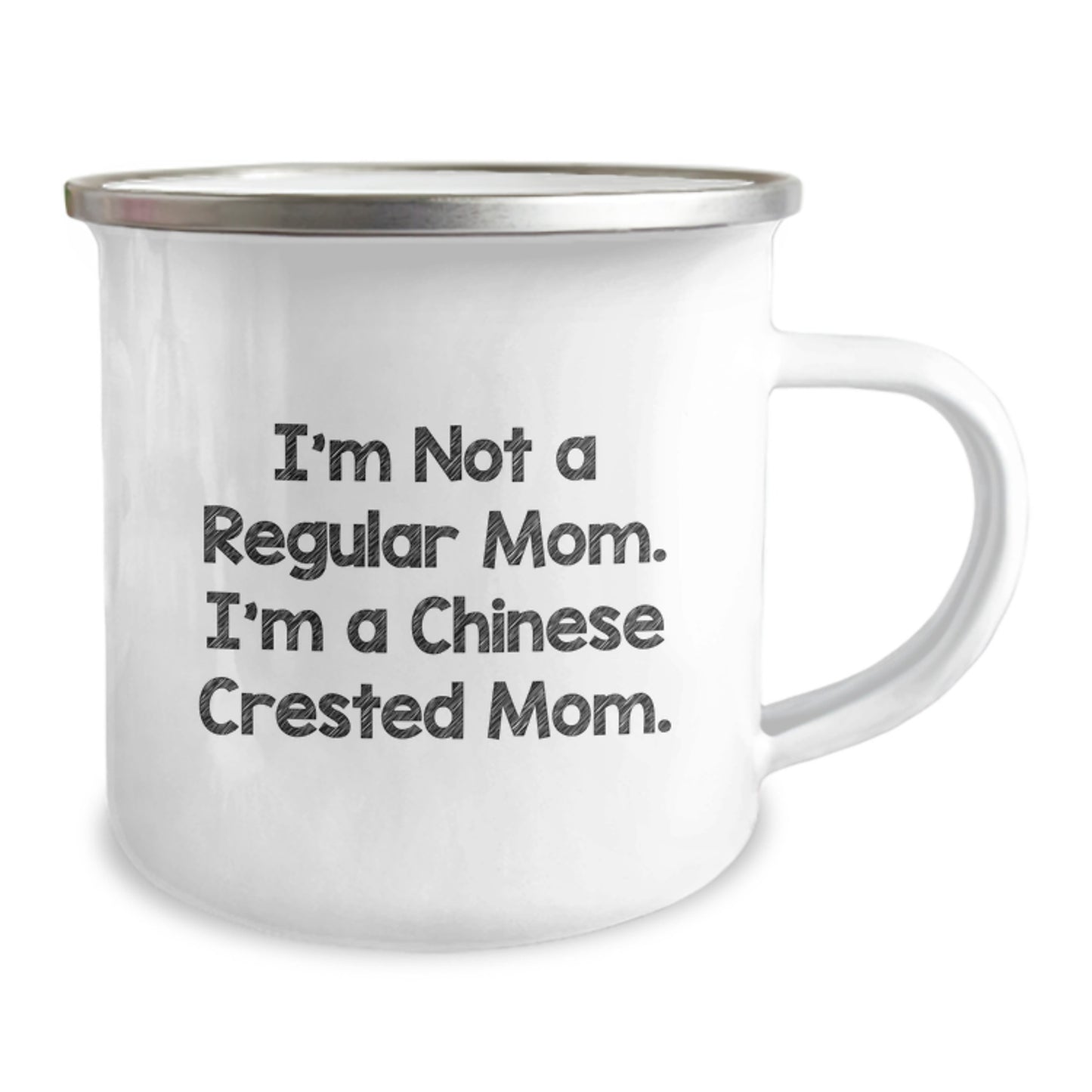 Funny Chinese Crested Dog Christmas Unique Gifts from Mom to Chinese Crested Dog Lover - Chinese Crested Dog Camping Mug, Unique Christmas Unique Gifts for Chinese Crested Dog Mom - Image 2