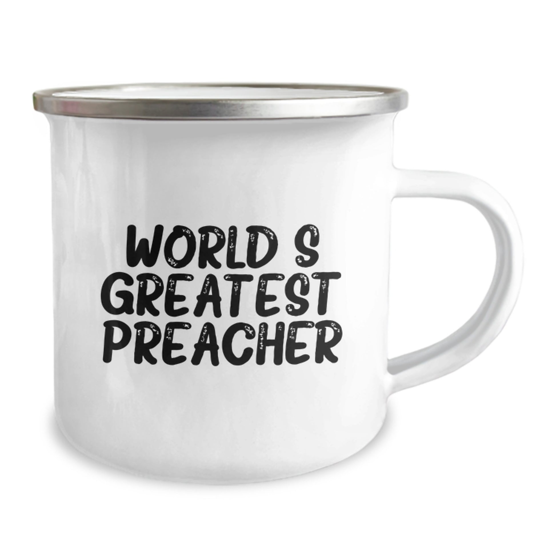 Funny World's Greatest Preacher Camping Mug for Mom's Unique Gifts from Family - Image 2