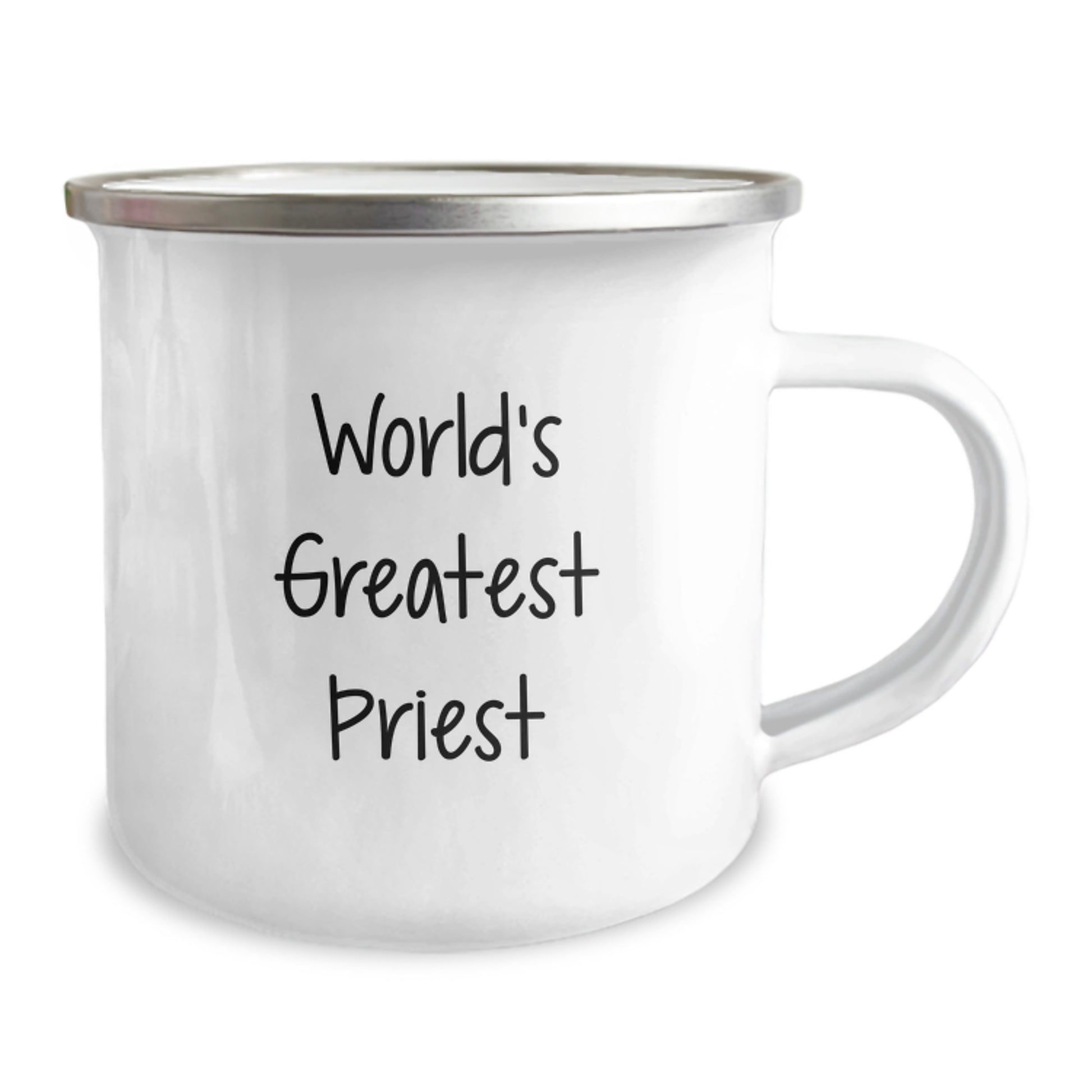 Funny Priest Gifts from Men for the World's Greatest Priest Camping Mug on Valentine's - Image 2