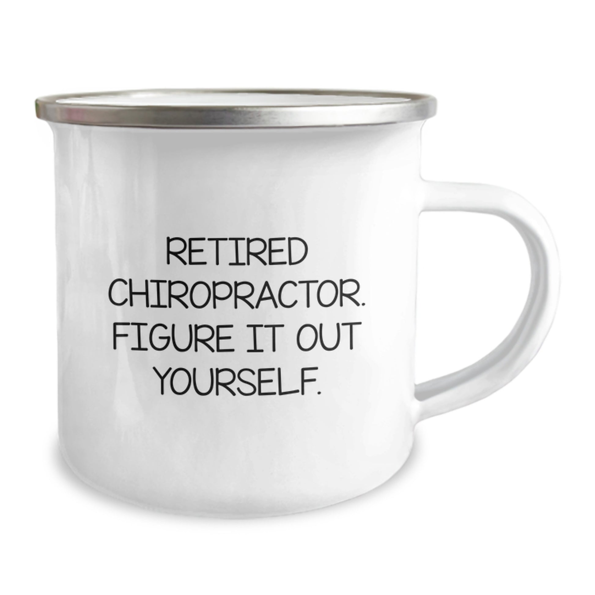 Gifts from Friends and Family - Funny Chiropractor Quote Camping Mug for Men Women - Christmas Unique Gifts - Image 2