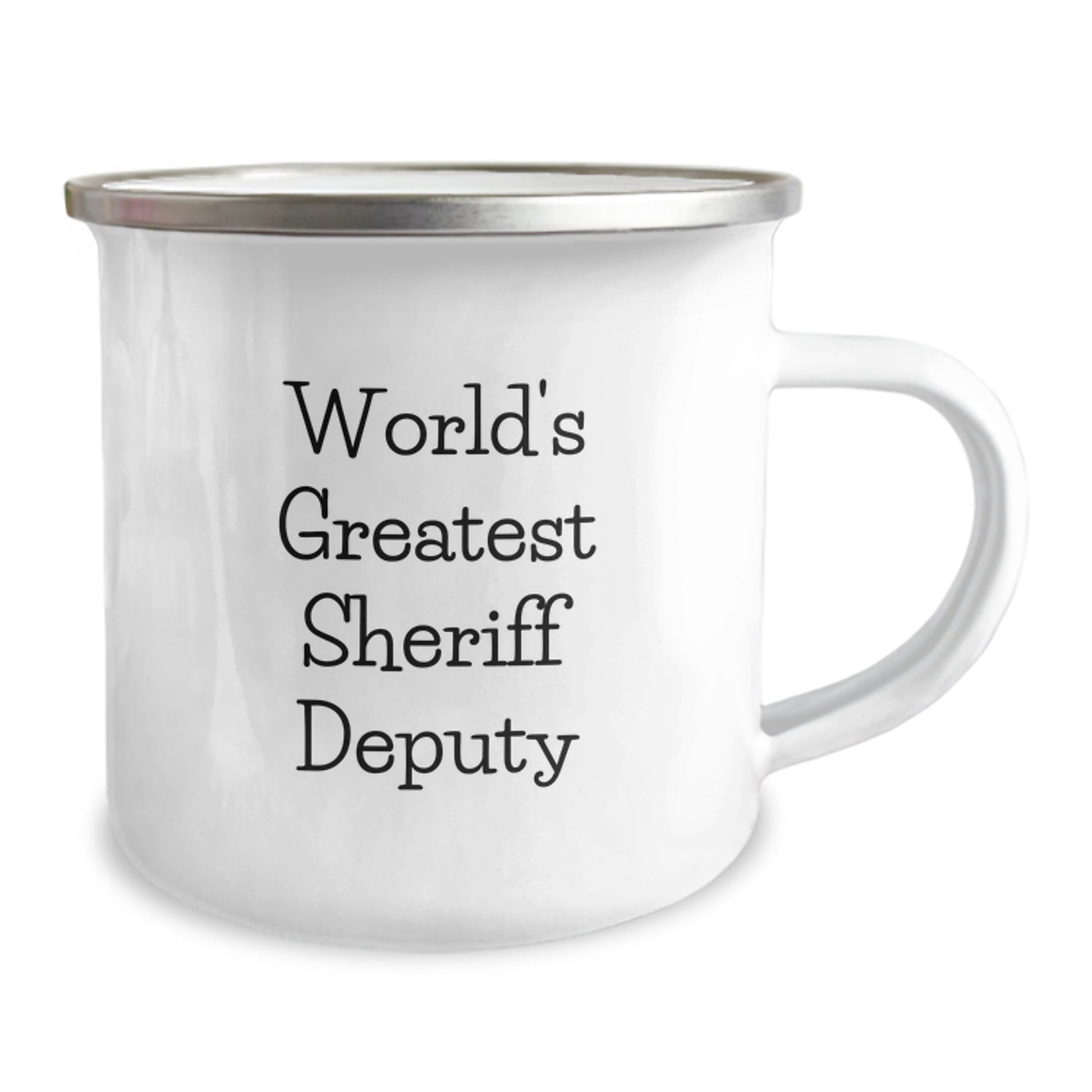 Funny Sheriff Deputy Camping Mug Gifts from Friends for Birthday Unique Deputy Sheriff - Image 2