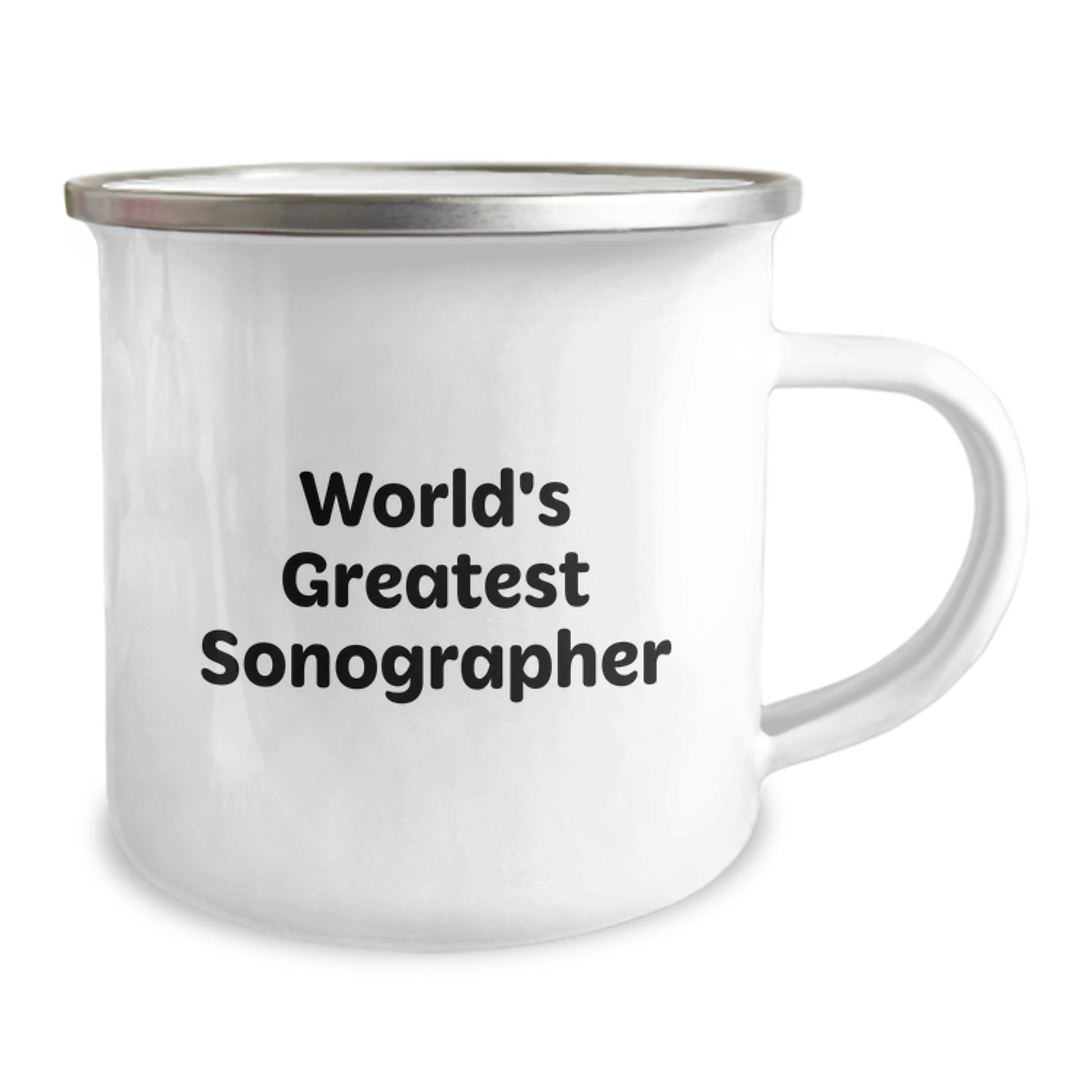 Funny Sonographer Gifts from Friends and Family - Camping Mug for Men and Women - Inspirational Quote 'World's Greatest Sonographer' for Christmas Unique Gifts - Image 2