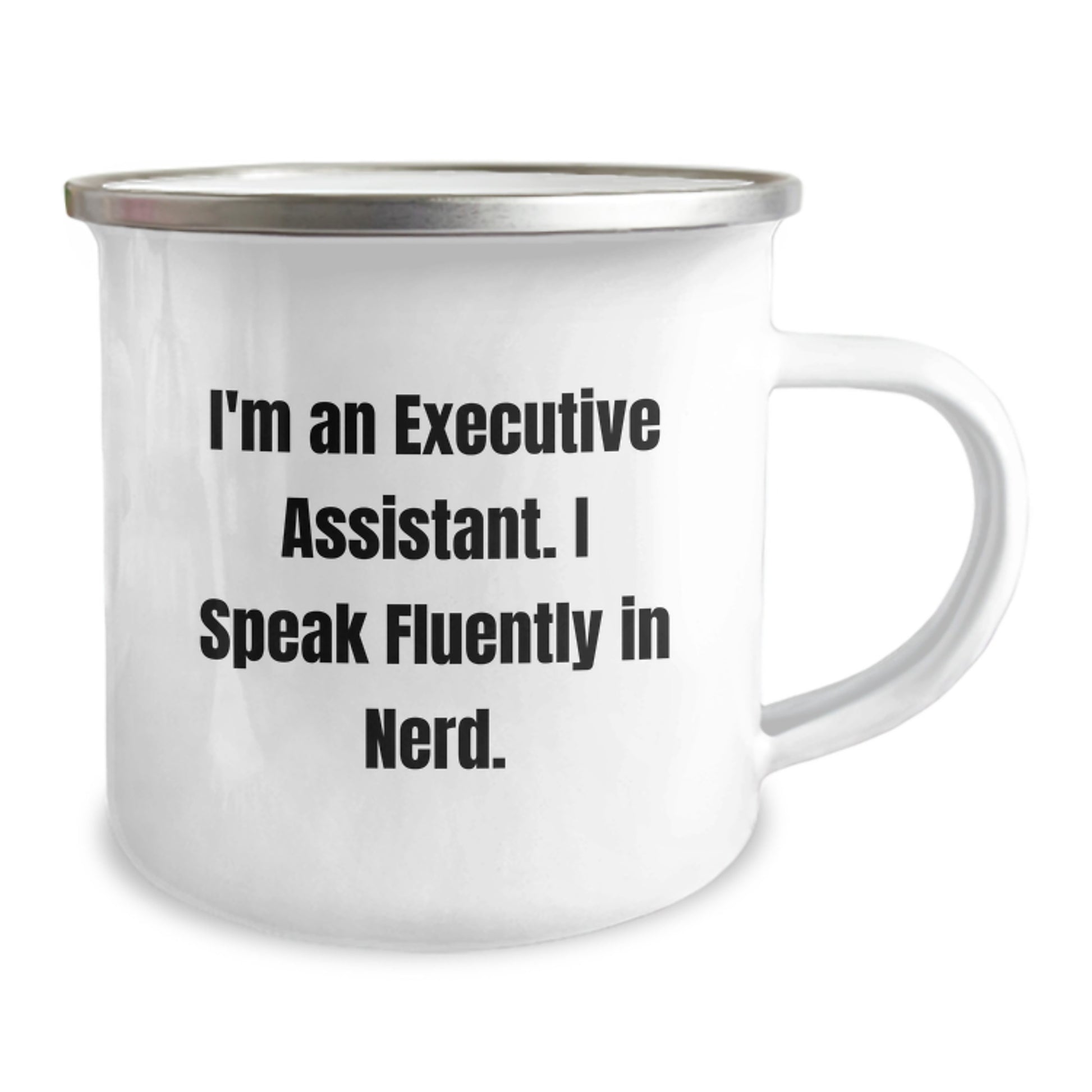 Funny Gifts from Friends to Executive Assistants, 'I Speak Fluently In genius' Christmas Unique Mugs for Men Women Coworkers - Image 2