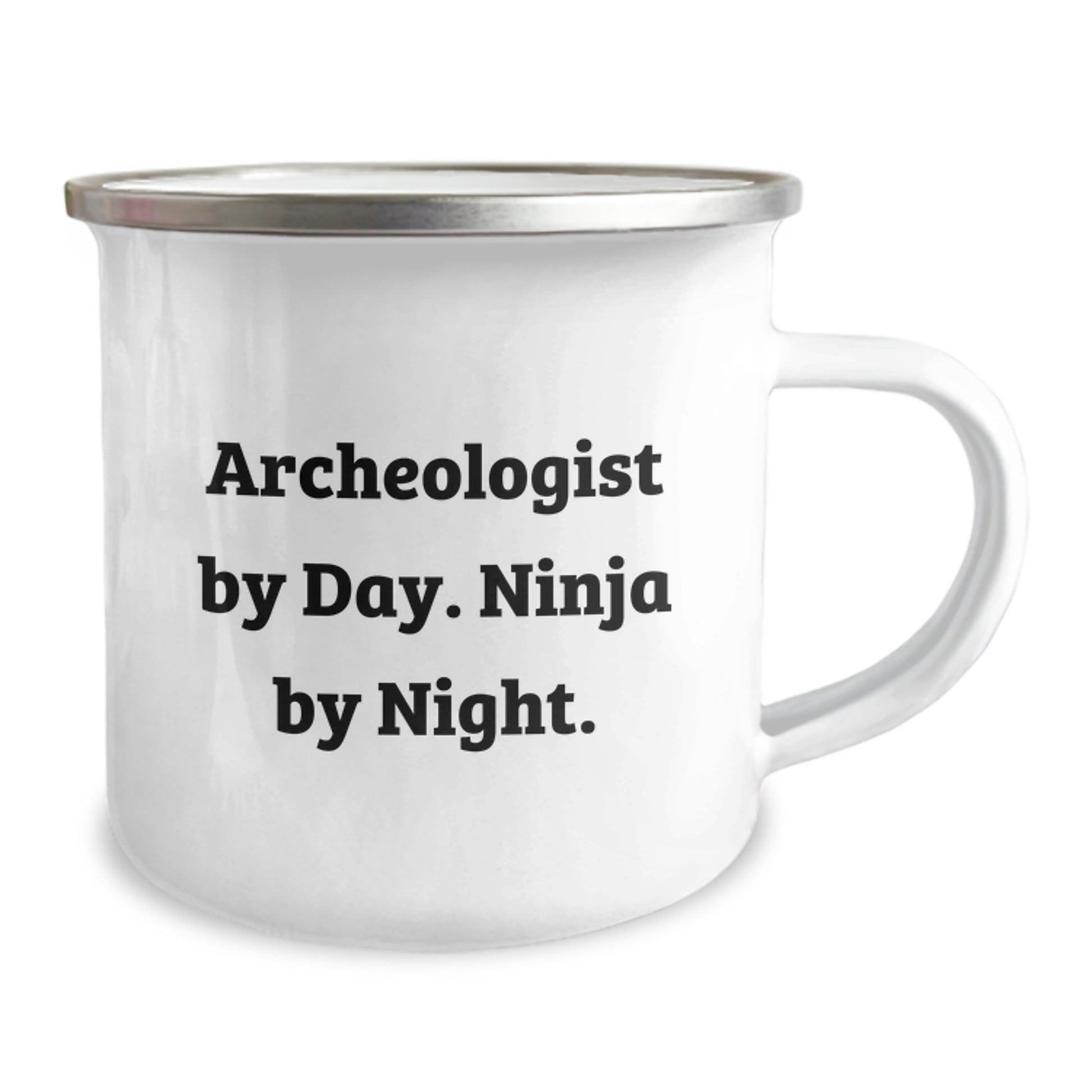 Archeologist By Day Ninja By Night Funny Camping Mug Gifts for Archeologist Men from Family - Image 2