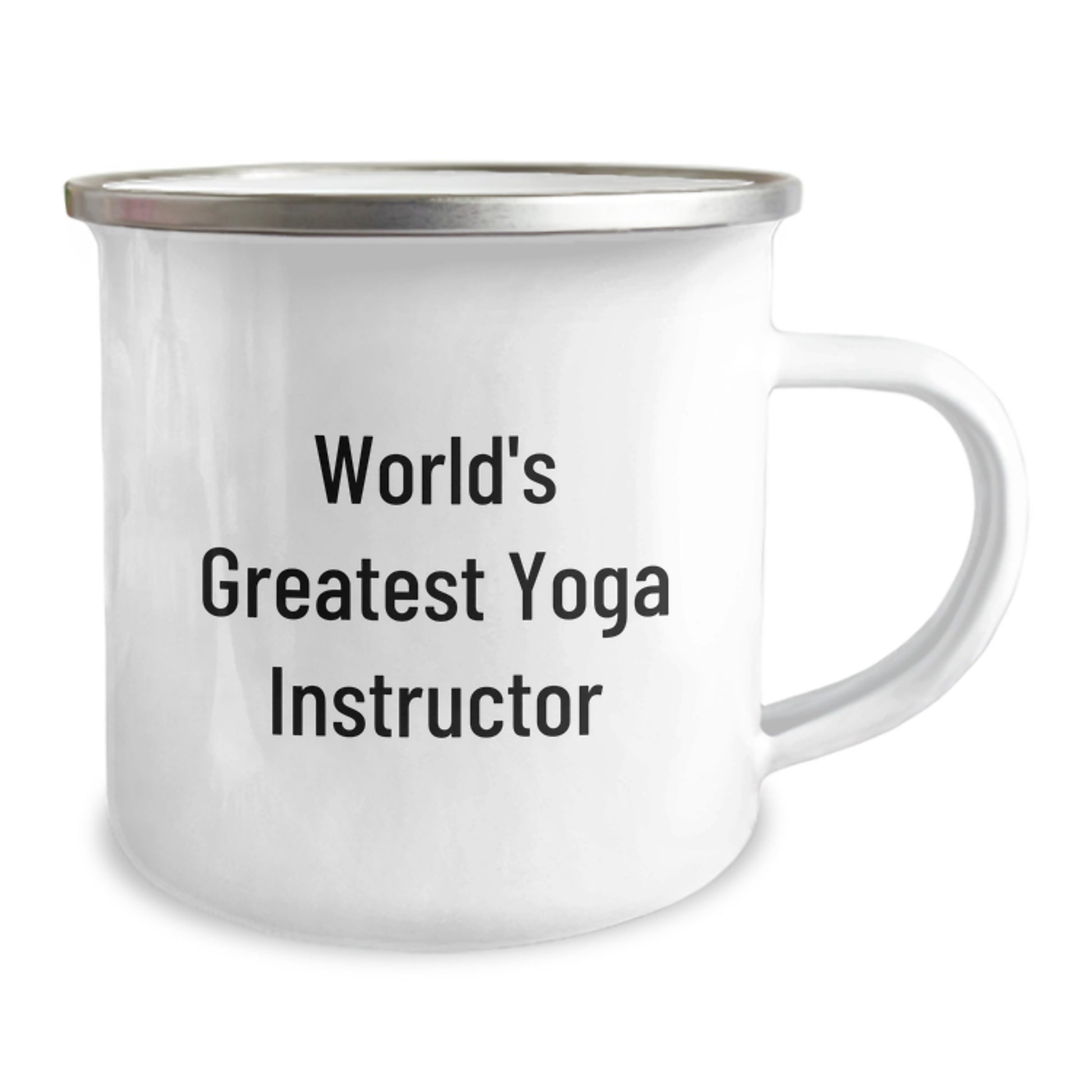 Funny Gifts from Friends for Yoga Instructor - World's Greatest Yoga Instructor Camping Mug, Perfect for Yoga Enthusiasts - Unique Christmas Unique Gifts for Men - Image 2