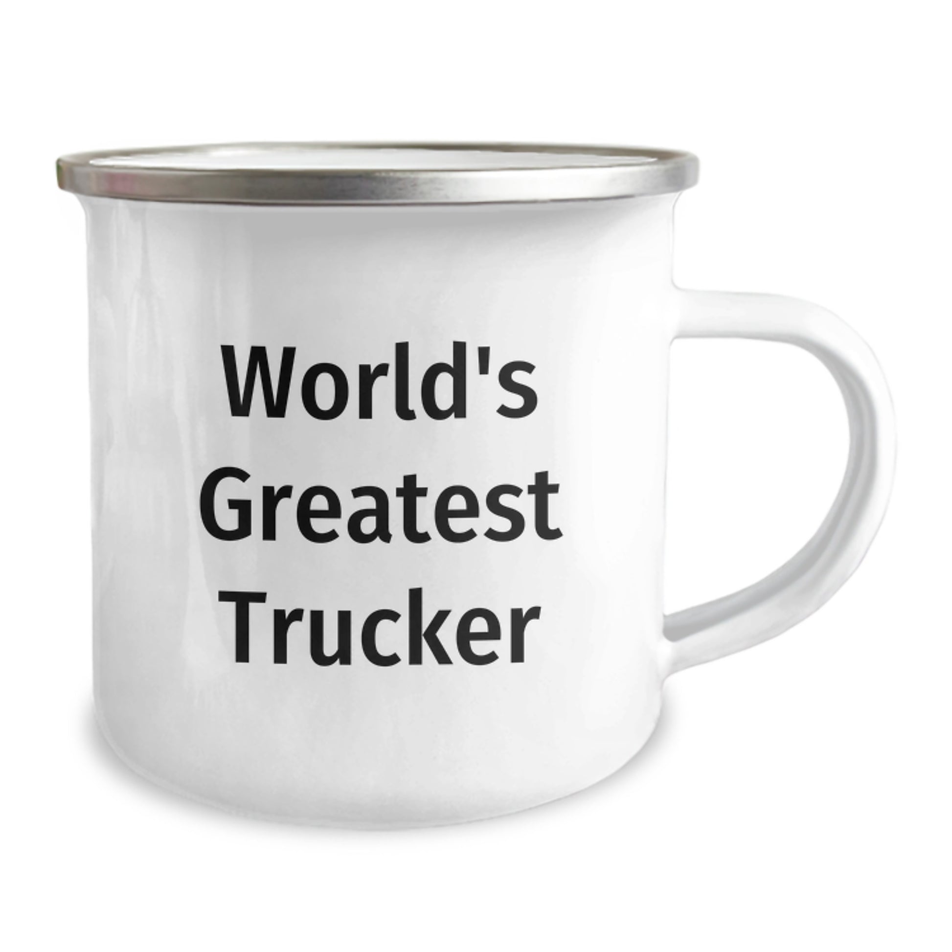 Funny Trucker Gifts from Friends - World's Greatest Trucker Camping Mug for Birthday, Unique Gifts for Men, Funny Mugs for Trucker Lovers - Image 2