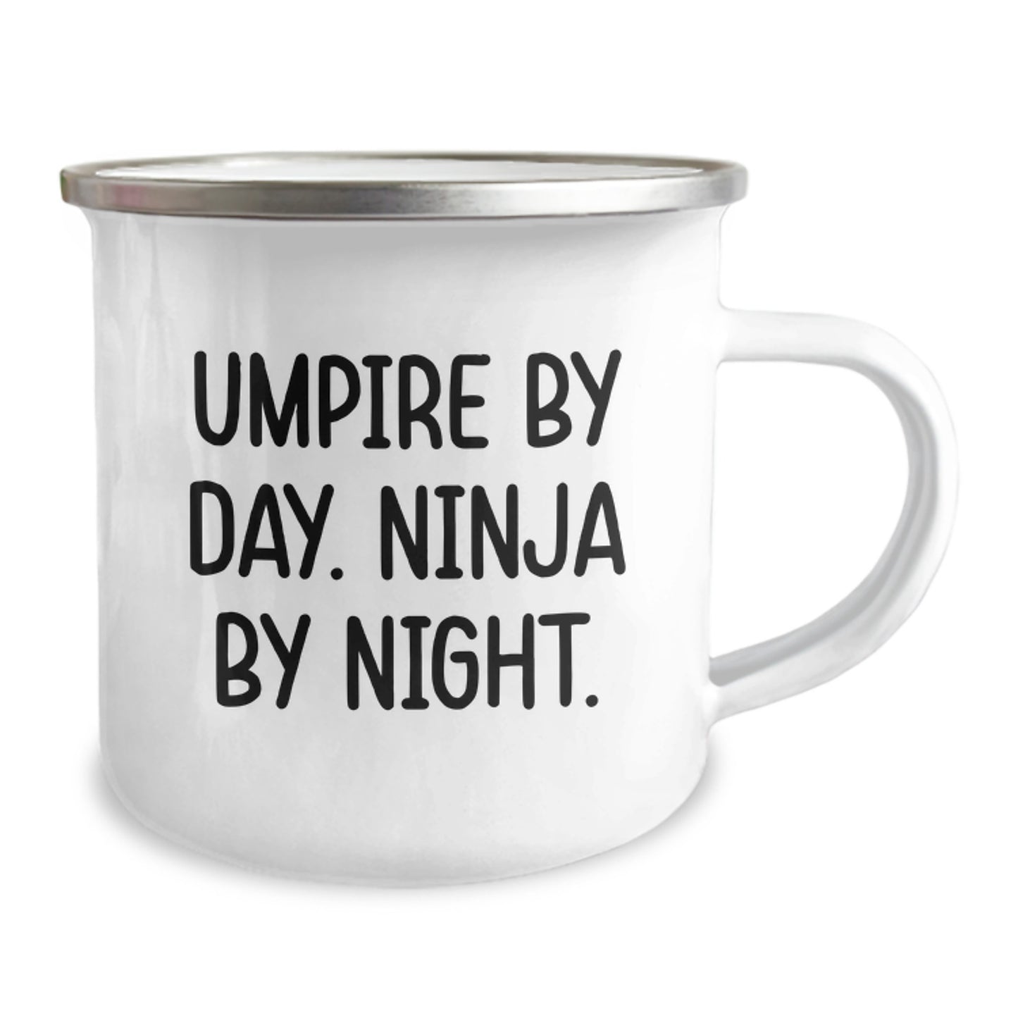 Umpire Gifts from Friends, Umpire By Day. Ninja By Night. Funny Camping Mug for Umpire Graduation Unique Gifts - Image 2