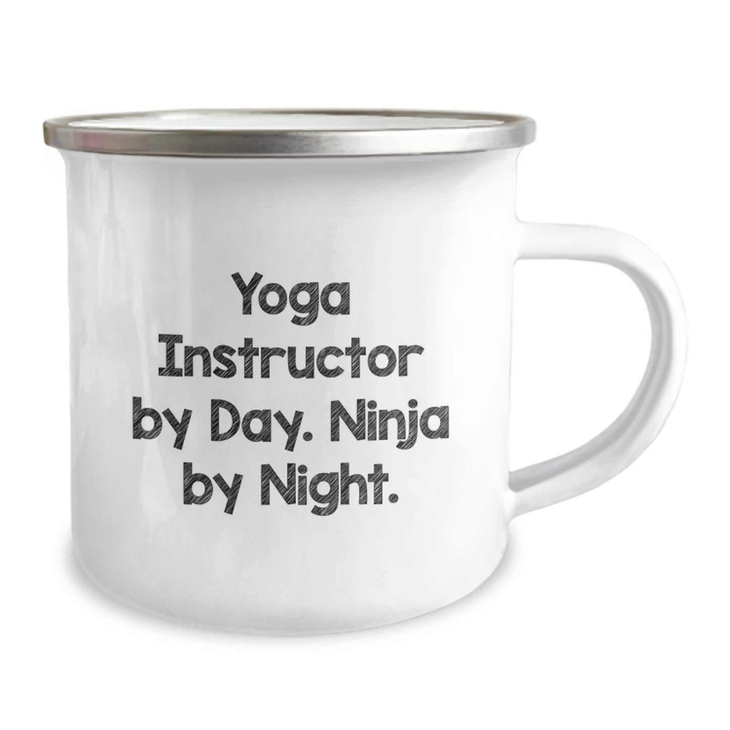 Funny Yoga Instructor Gifts by Yoga Instructors, Valentine's Unique Camping Mugs for Yoga Instructors, Funny Quote about Yoga Instructors - Image 2