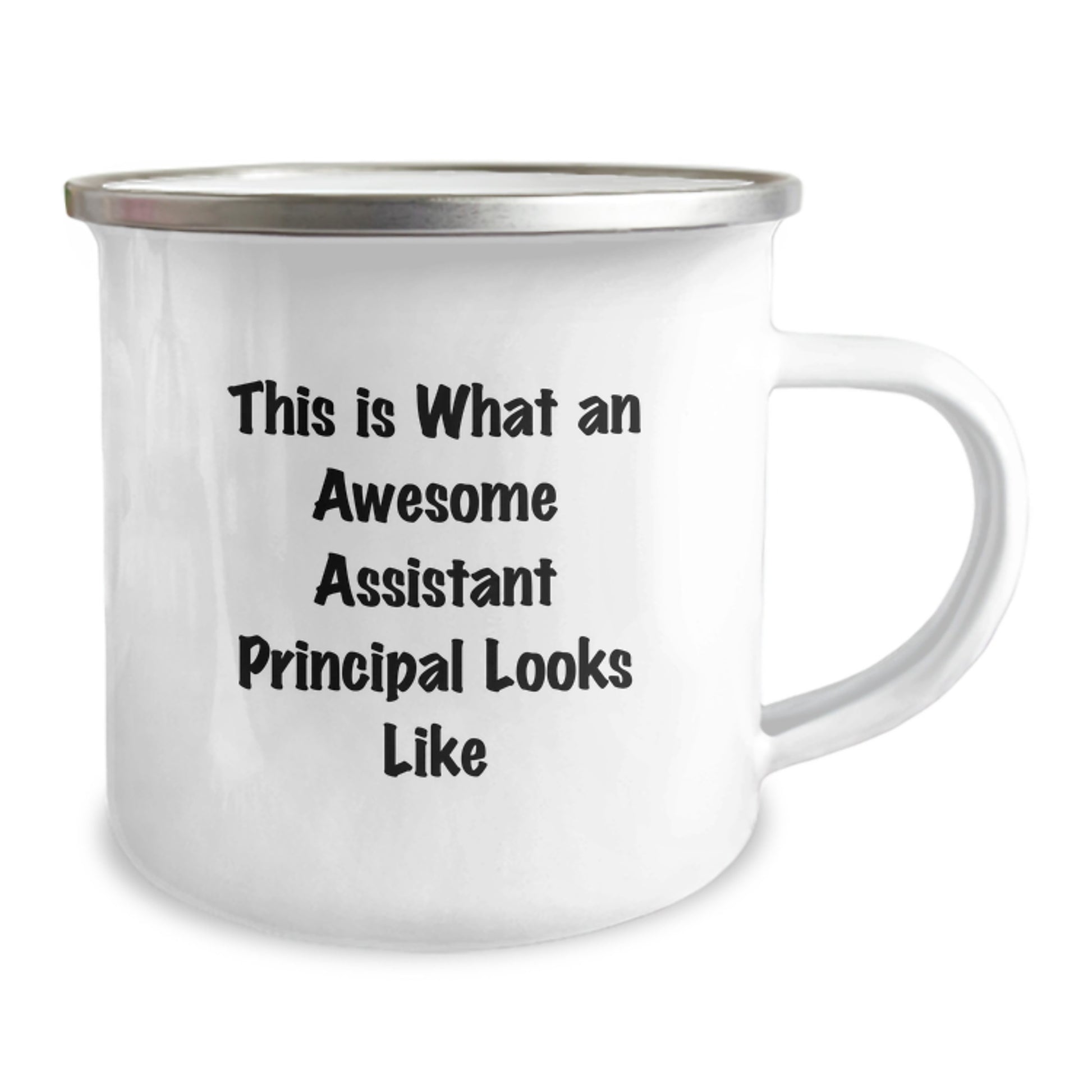 Funny Assistant Principal Gifts for Men Friends - Christmas Unique Gifts from Family, This Is What An Awesome Assistant Principal Looks Like Camping Mug - Image 2