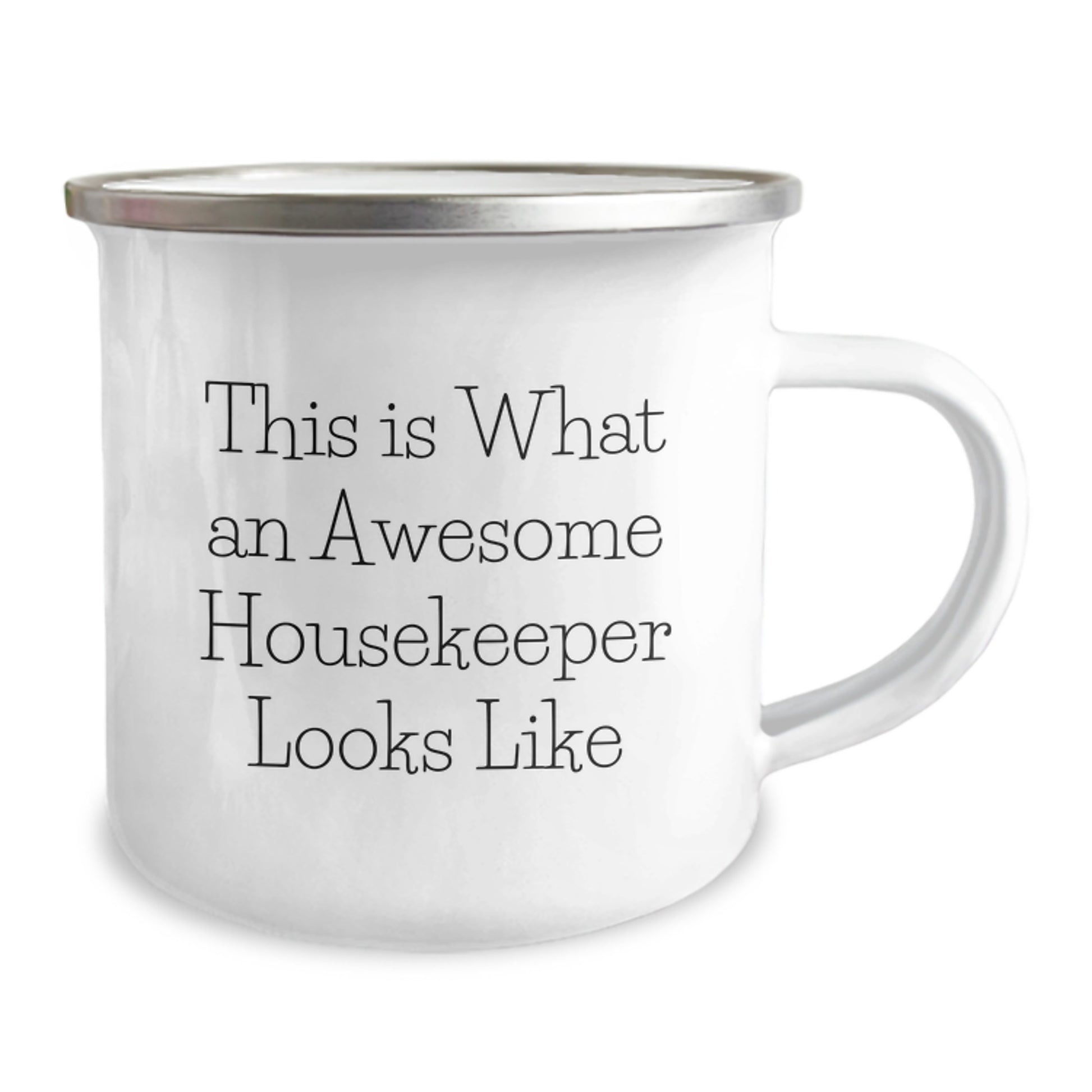 Funny Housekeeper Gifts for Christmas - This Is What An Awesome Housekeeper Looks Like Camping Mug Gifts from Friends, Family, Coworkers - Image 2
