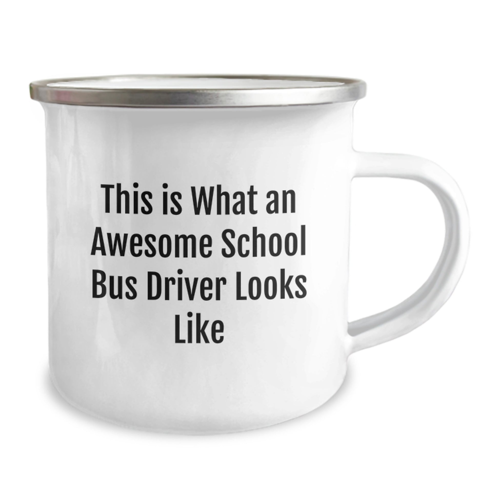 Funny School Bus Driver Gifts from Friends Christmas Unique Mugs, This Is What An Awesome School Bus Driver Looks Like, Camping Mug for School Bus Driver - Image 2